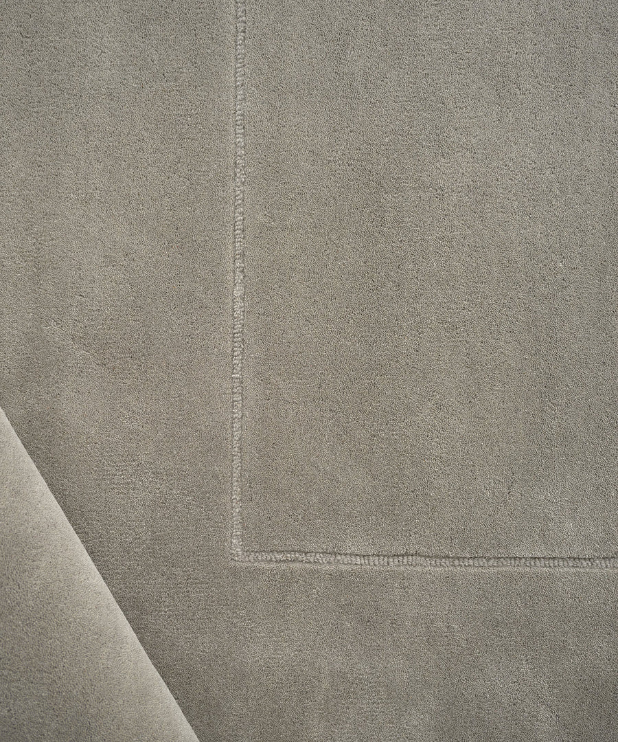 Lineal Poem Rug in Grey