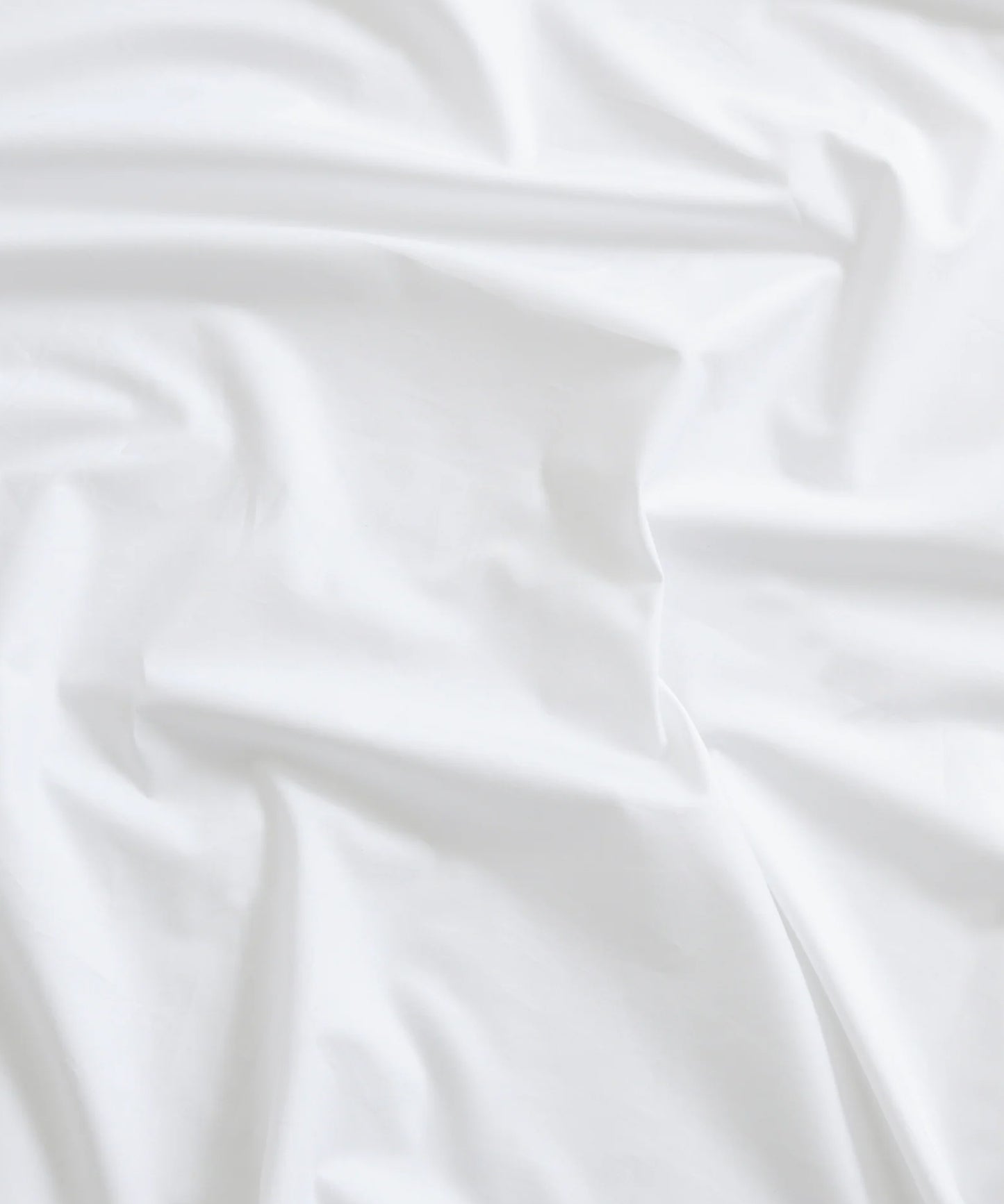 Mother Fitted Sheet, White Poplin Poplin