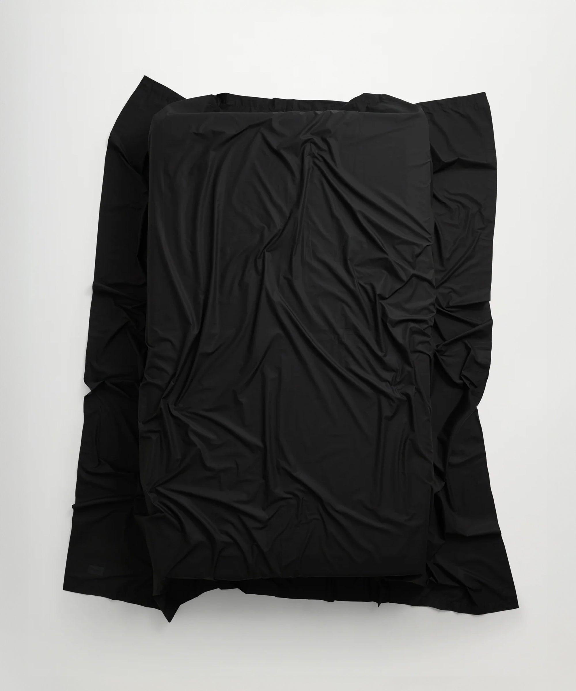 Mother Flat Sheet, Black Poplin