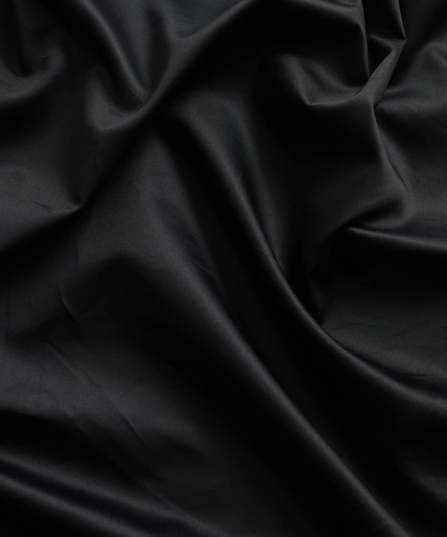 Mother Flat Sheet, Black Sateen