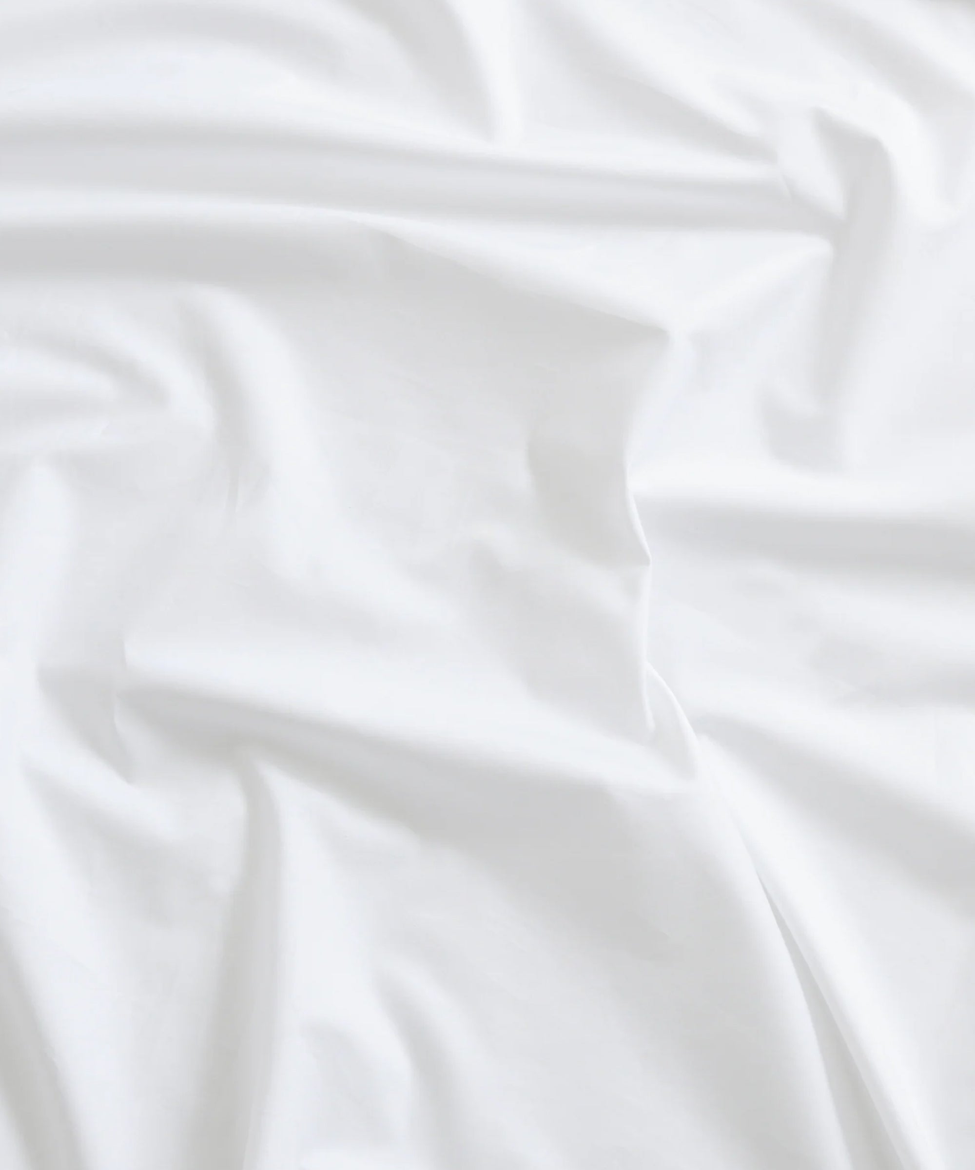 Mother Flat Sheet, White Poplin