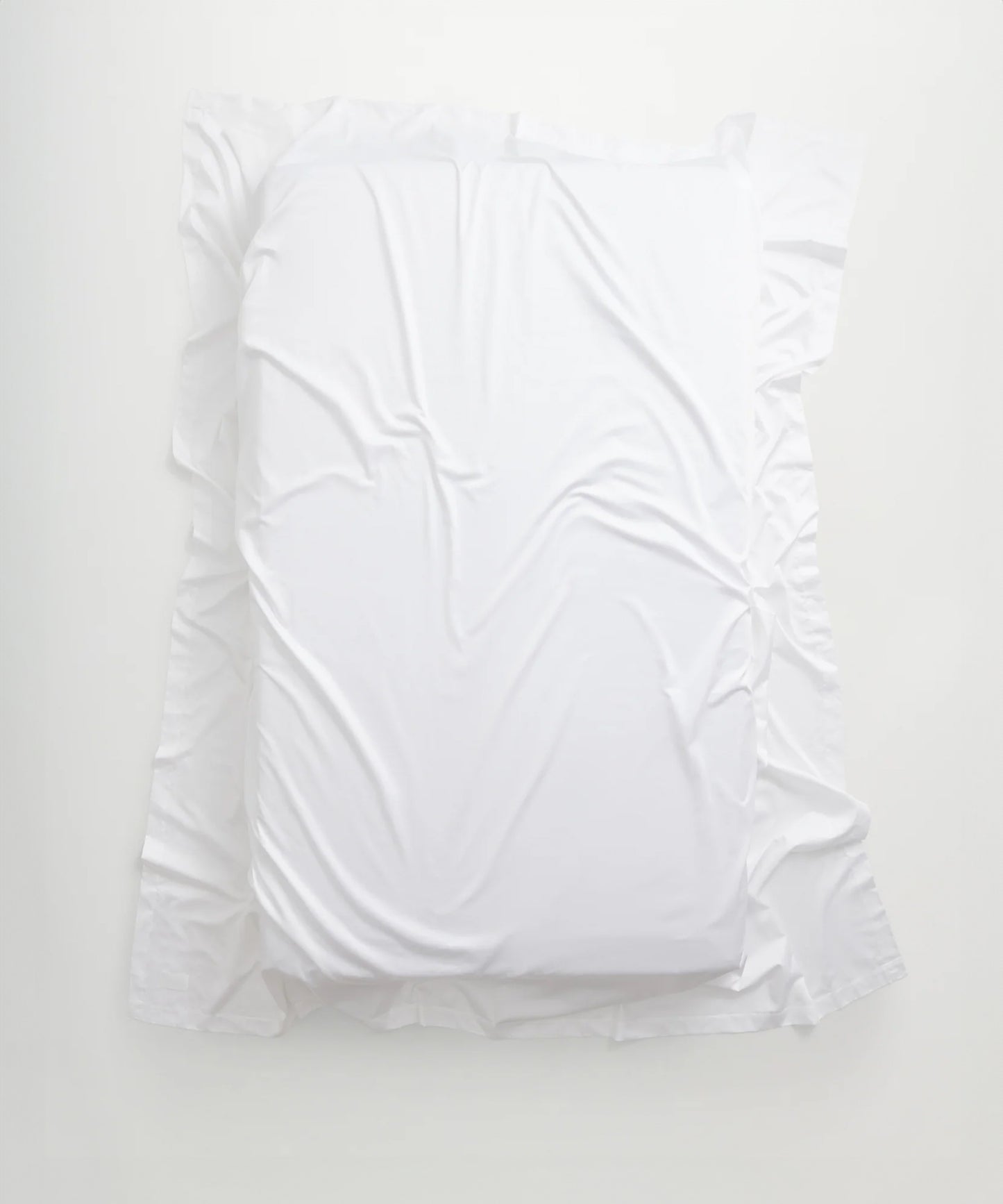 Mother Flat Sheet, White Sateen