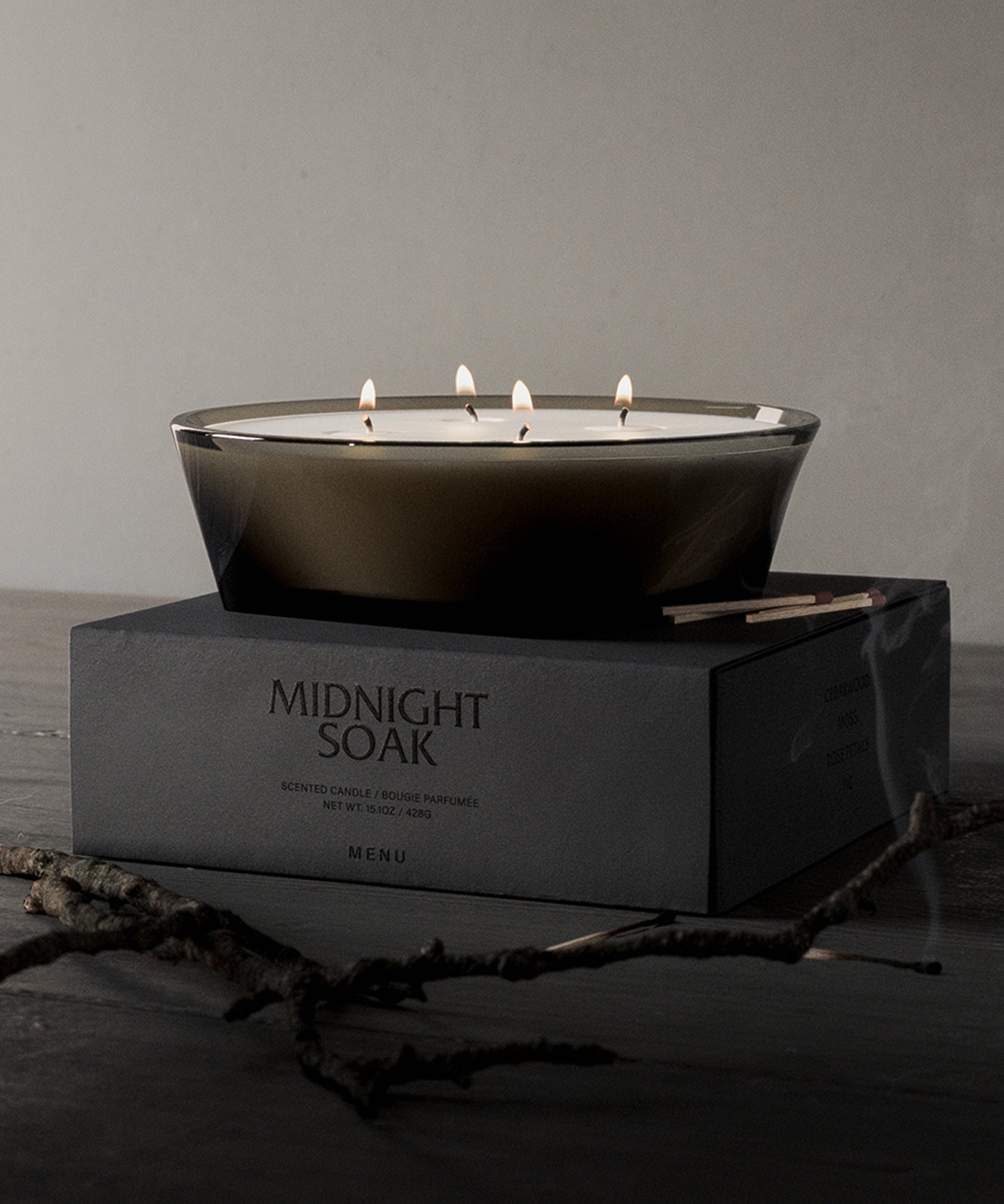 Olfacte Scented Candle, Midnight Soak