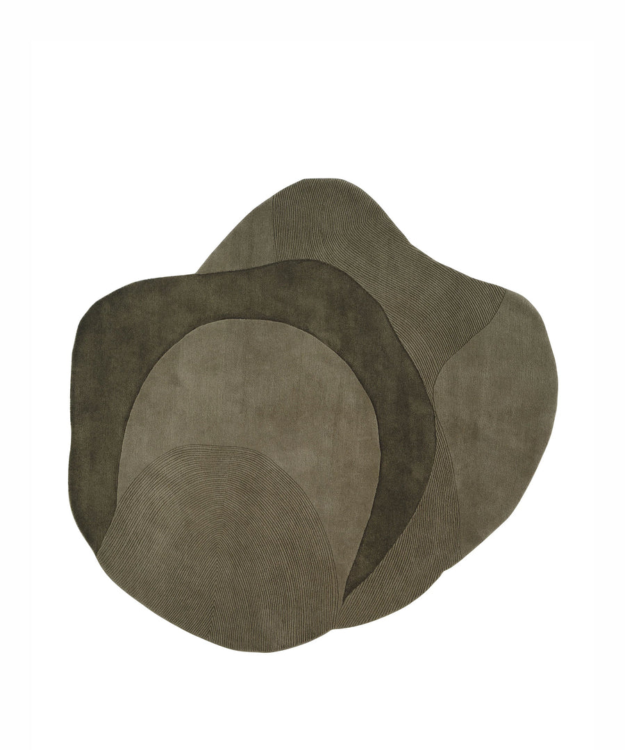 Optical Web Rug in Forest