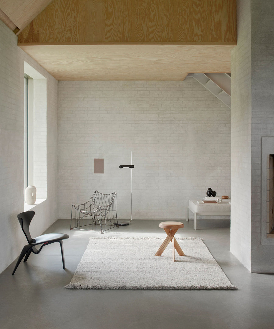 Peaceful Parity Rug in Grey