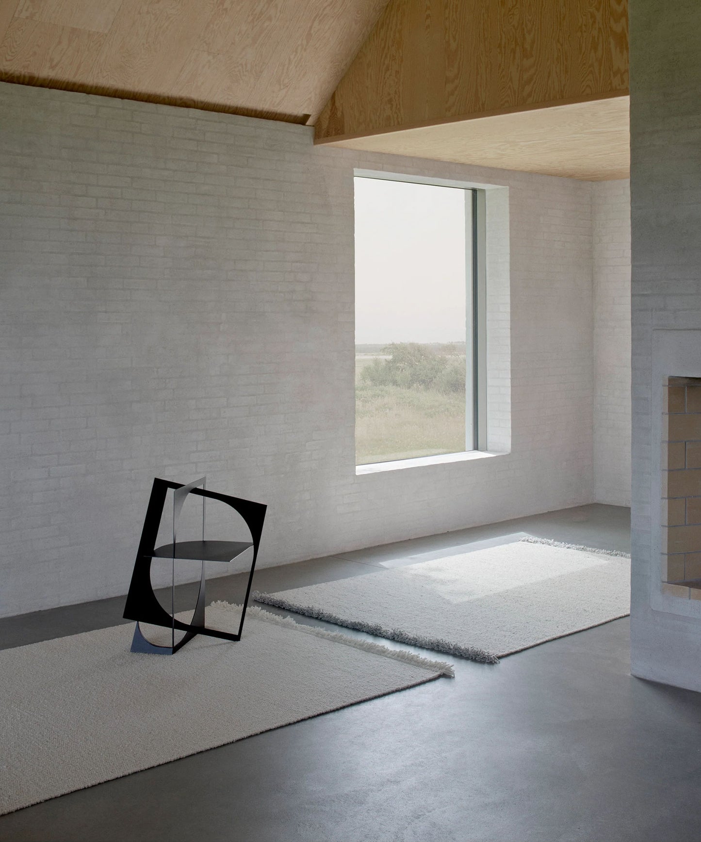 Peaceful Parity Rug in Marble