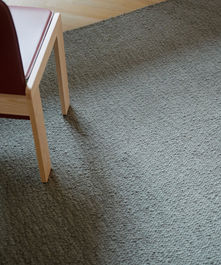 Pebbled Poem Rug in Moss