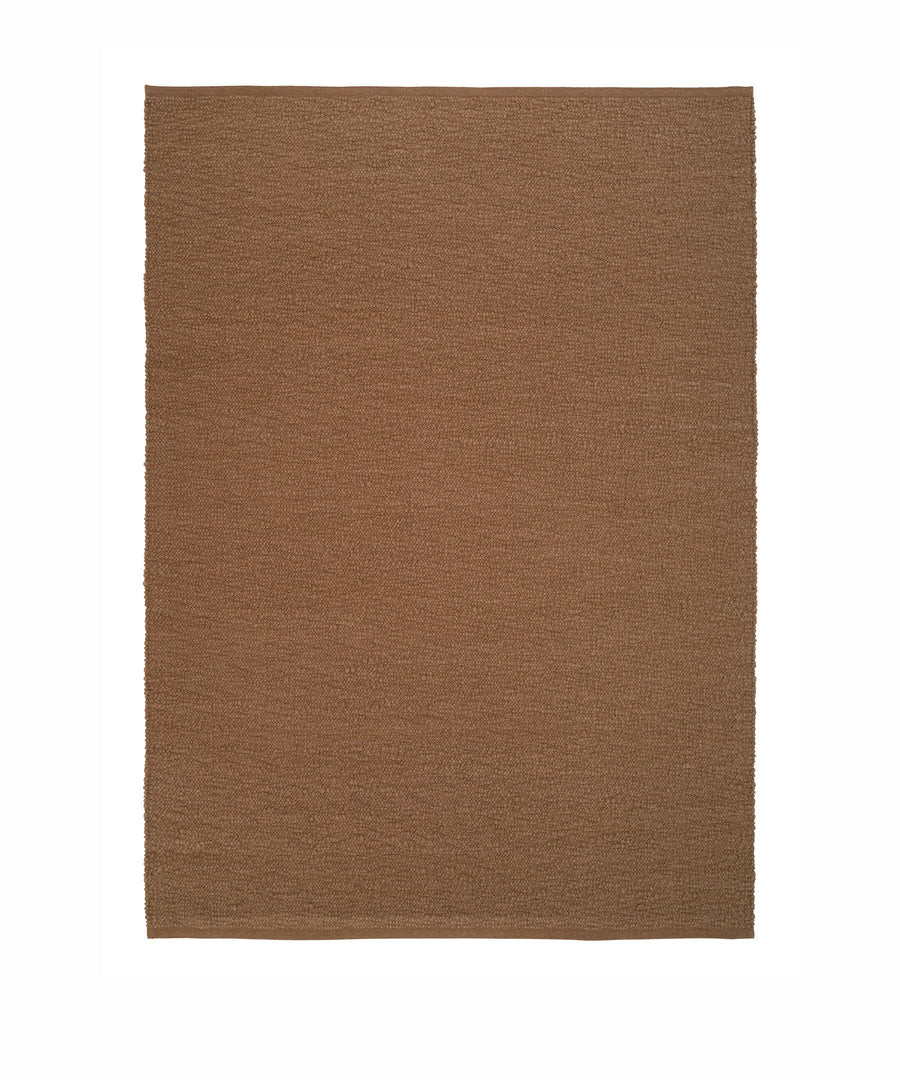 Pebbled Poem Rug in Terracotta