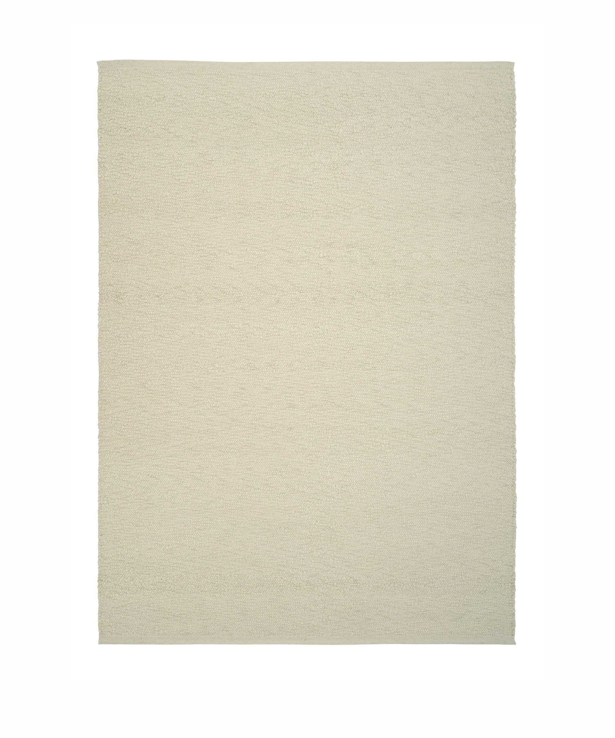 Pebbled Poem Rug in White