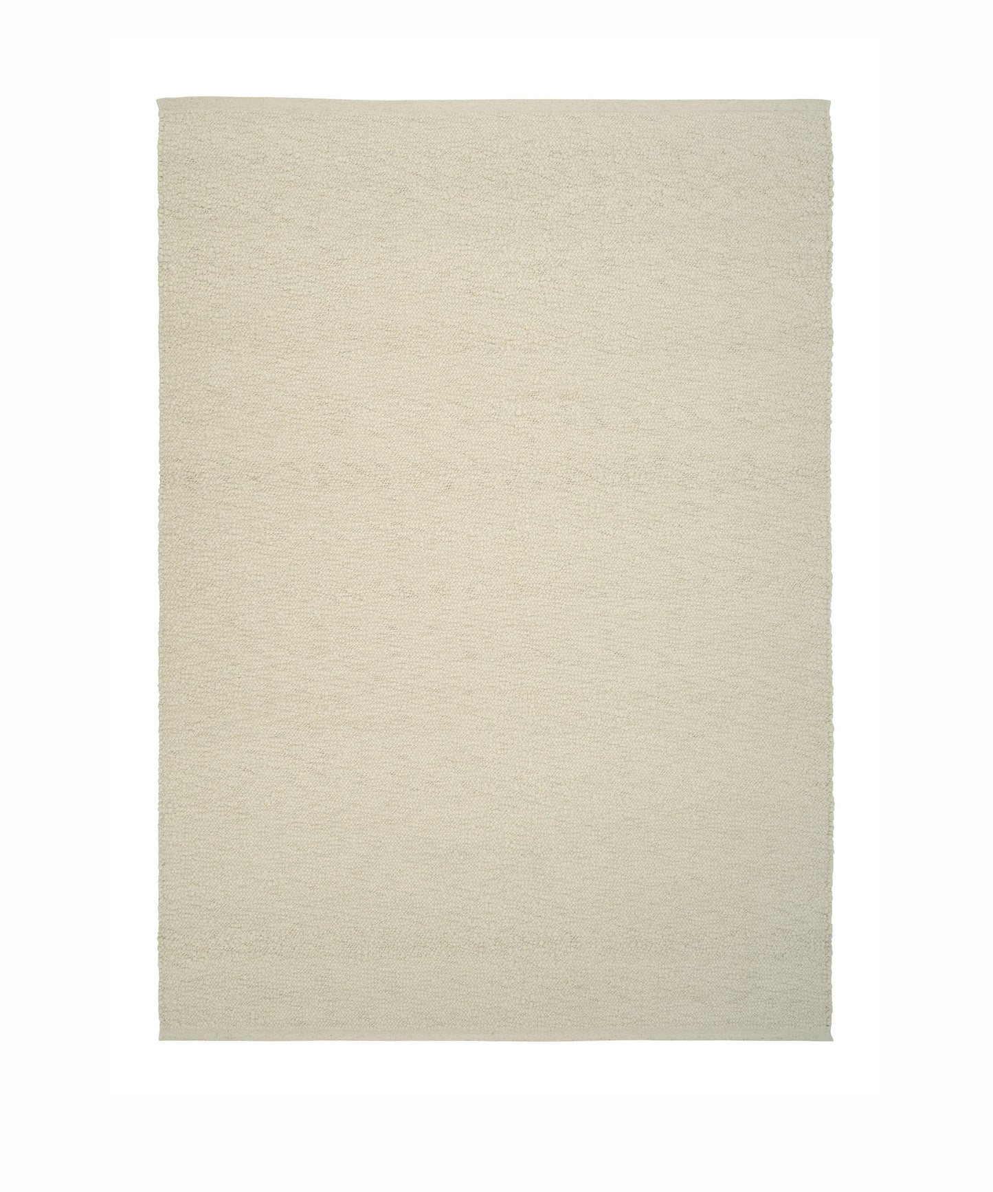 Pebbled Poem Rug in White