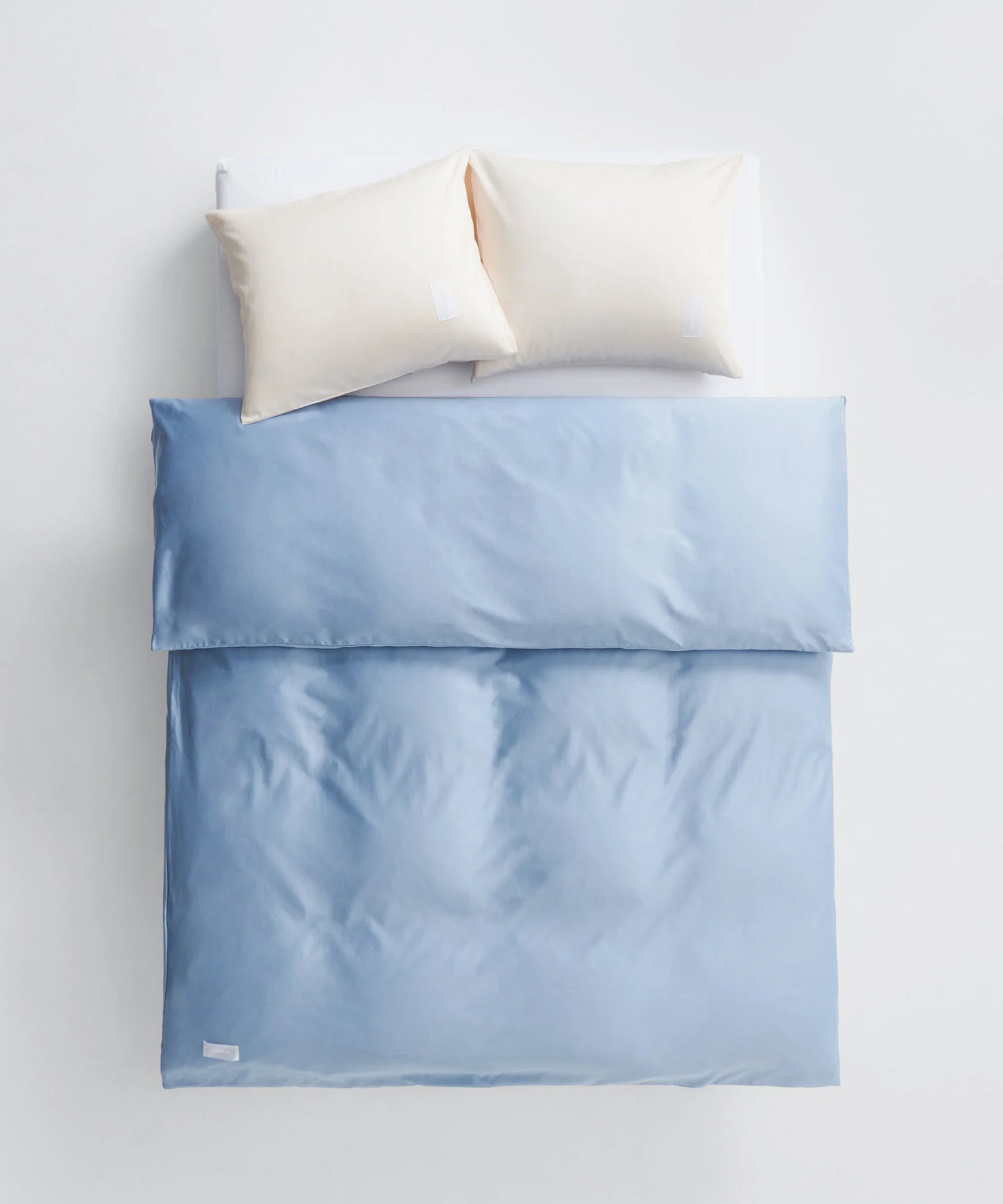 Pure Duvet Cover, Haze Blue Sateen