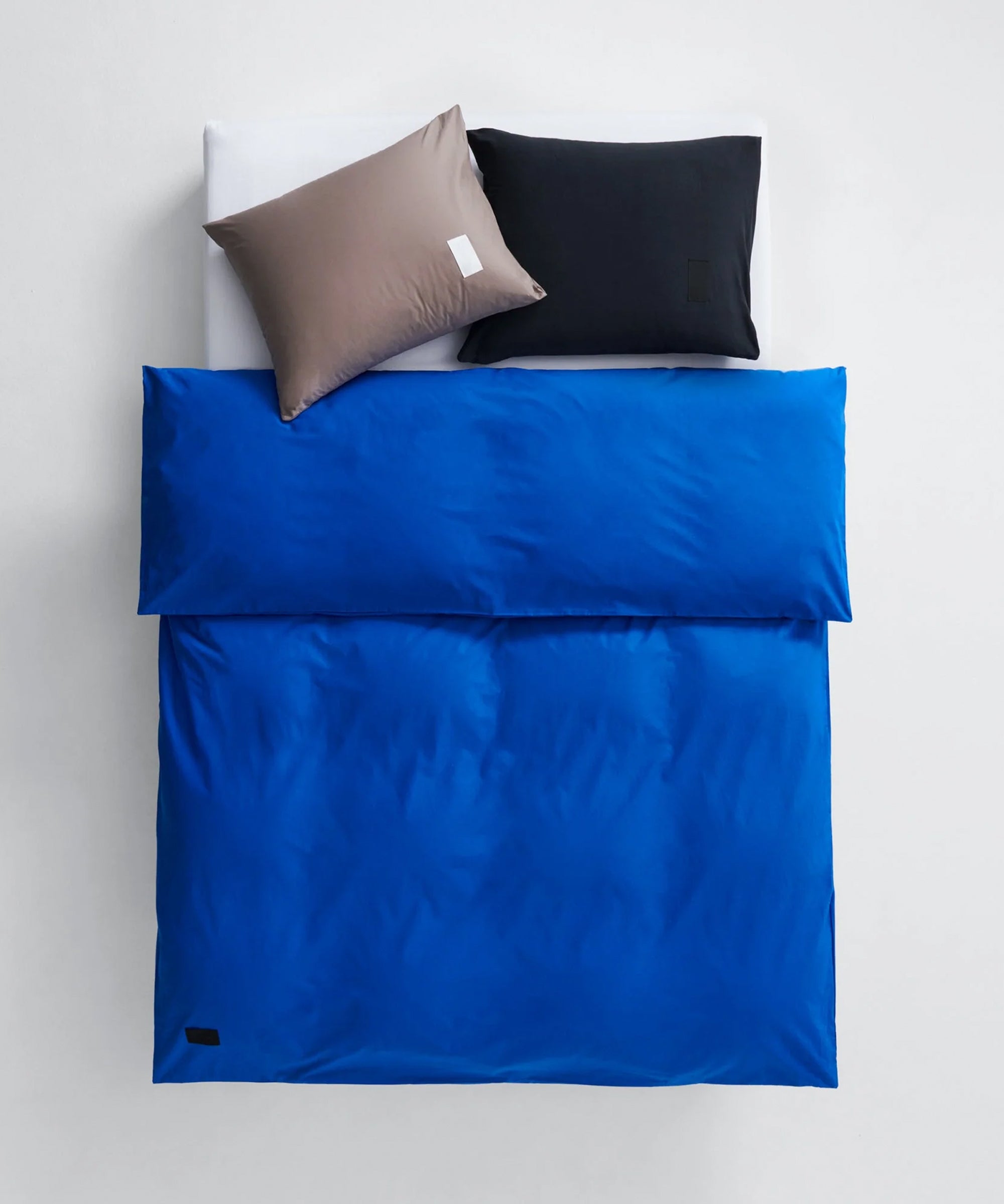 Pure Duvet Cover, Italian Blue Poplin