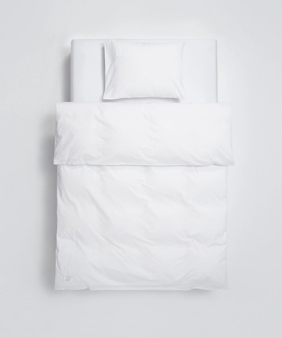 Pure Duvet Cover, White Poplin