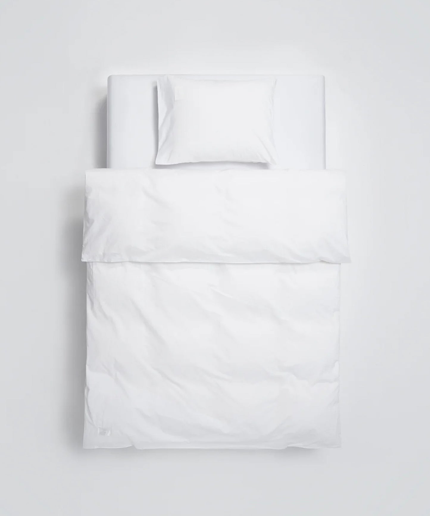 Pure Pillow Case, White Poplin