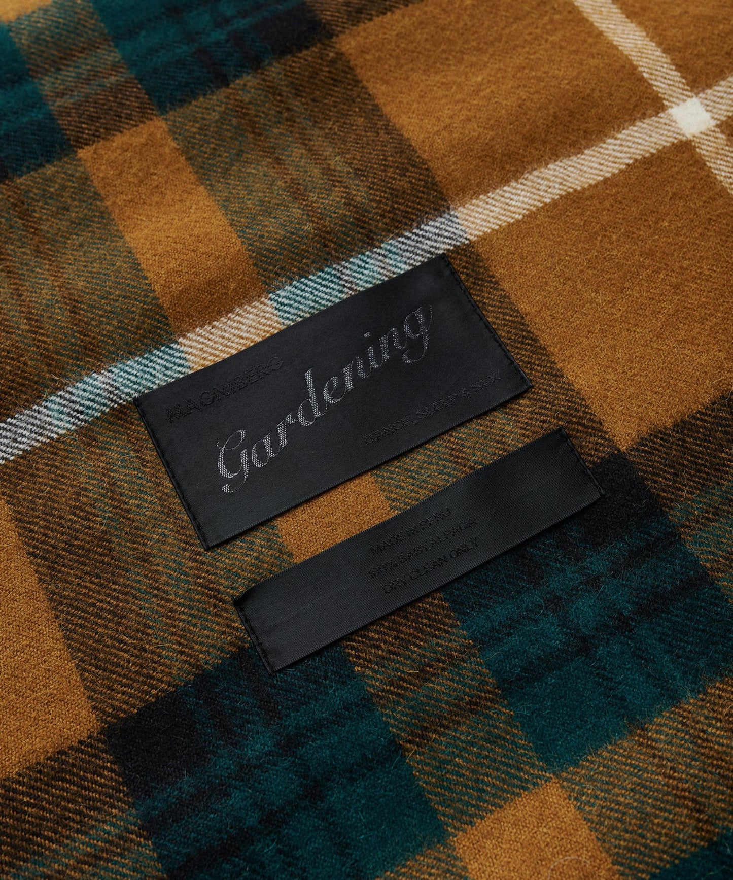 Queen Blanket, Camel Tartan