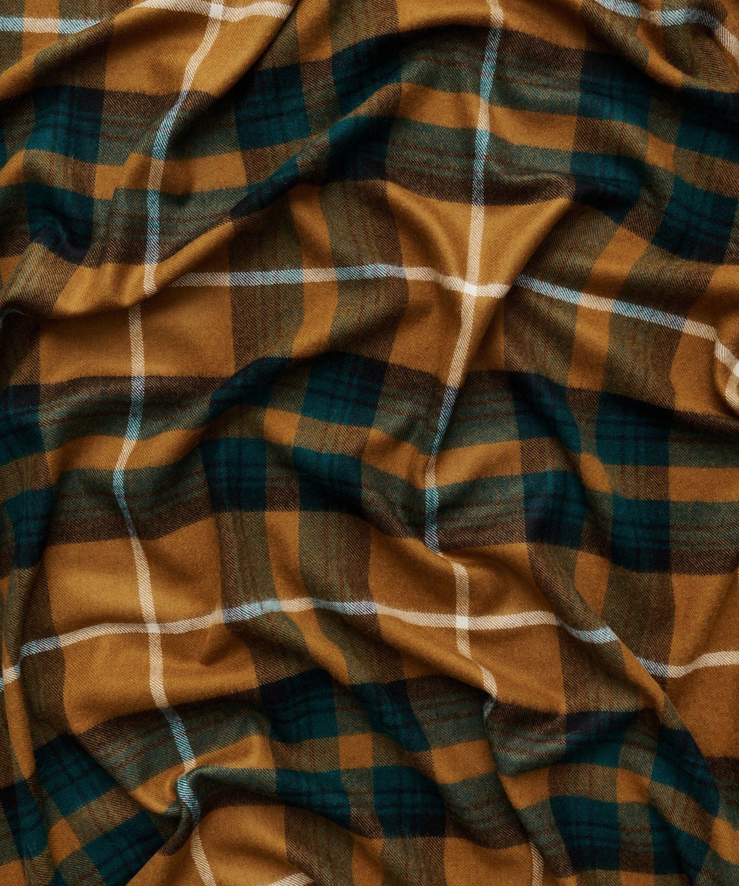 Queen Blanket, Camel Tartan