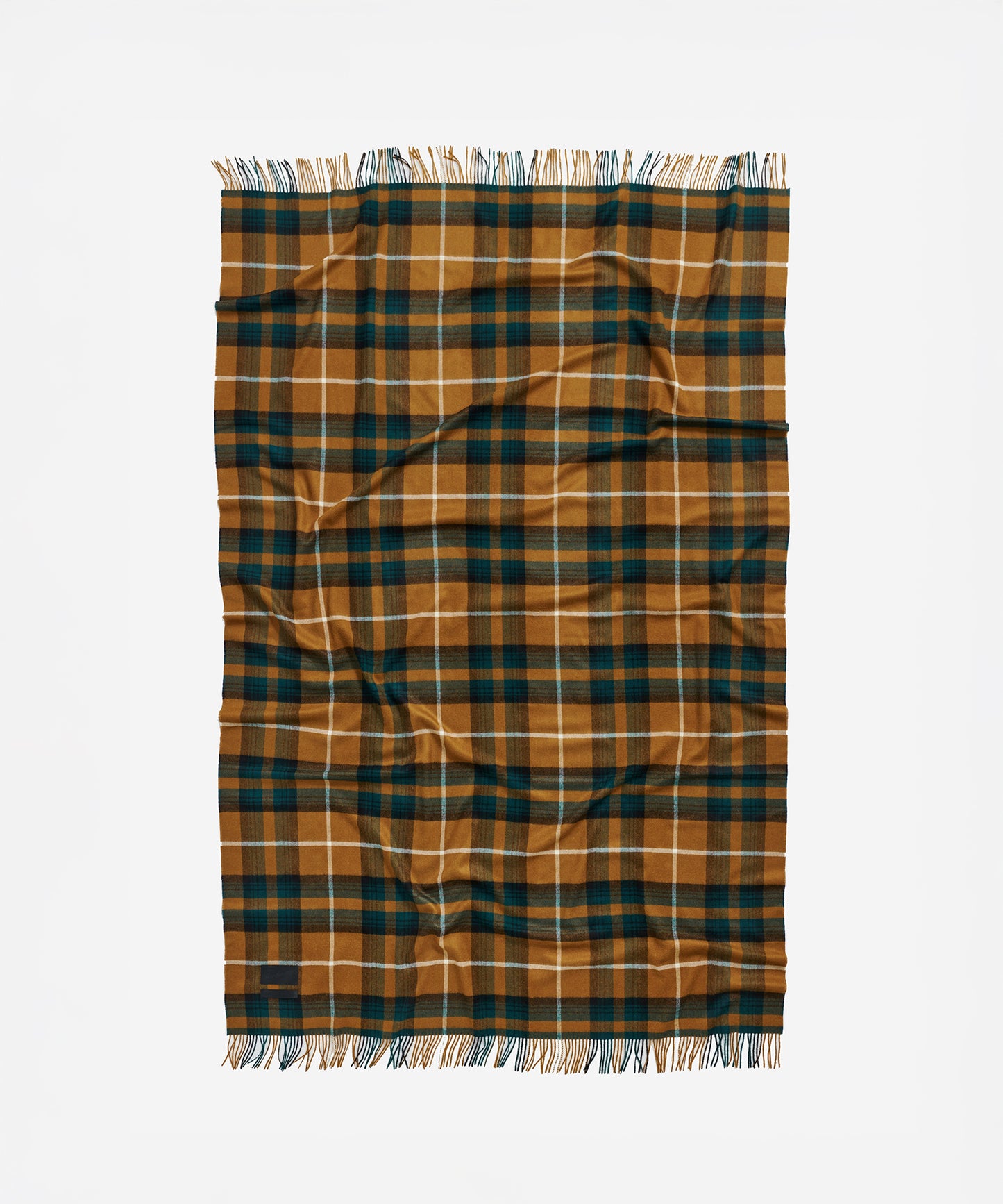 Queen Blanket, Camel Tartan