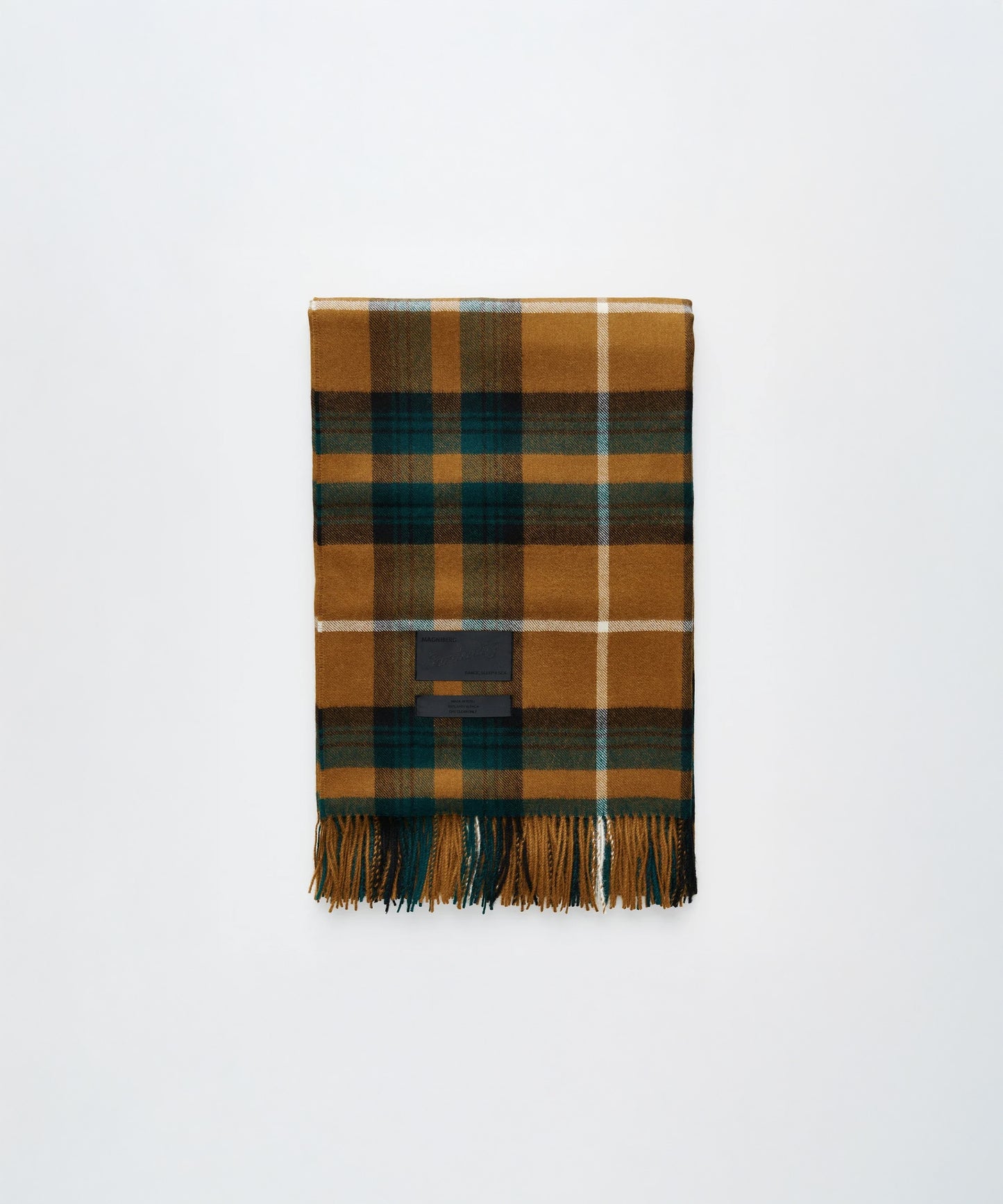 Queen Blanket, Camel Tartan