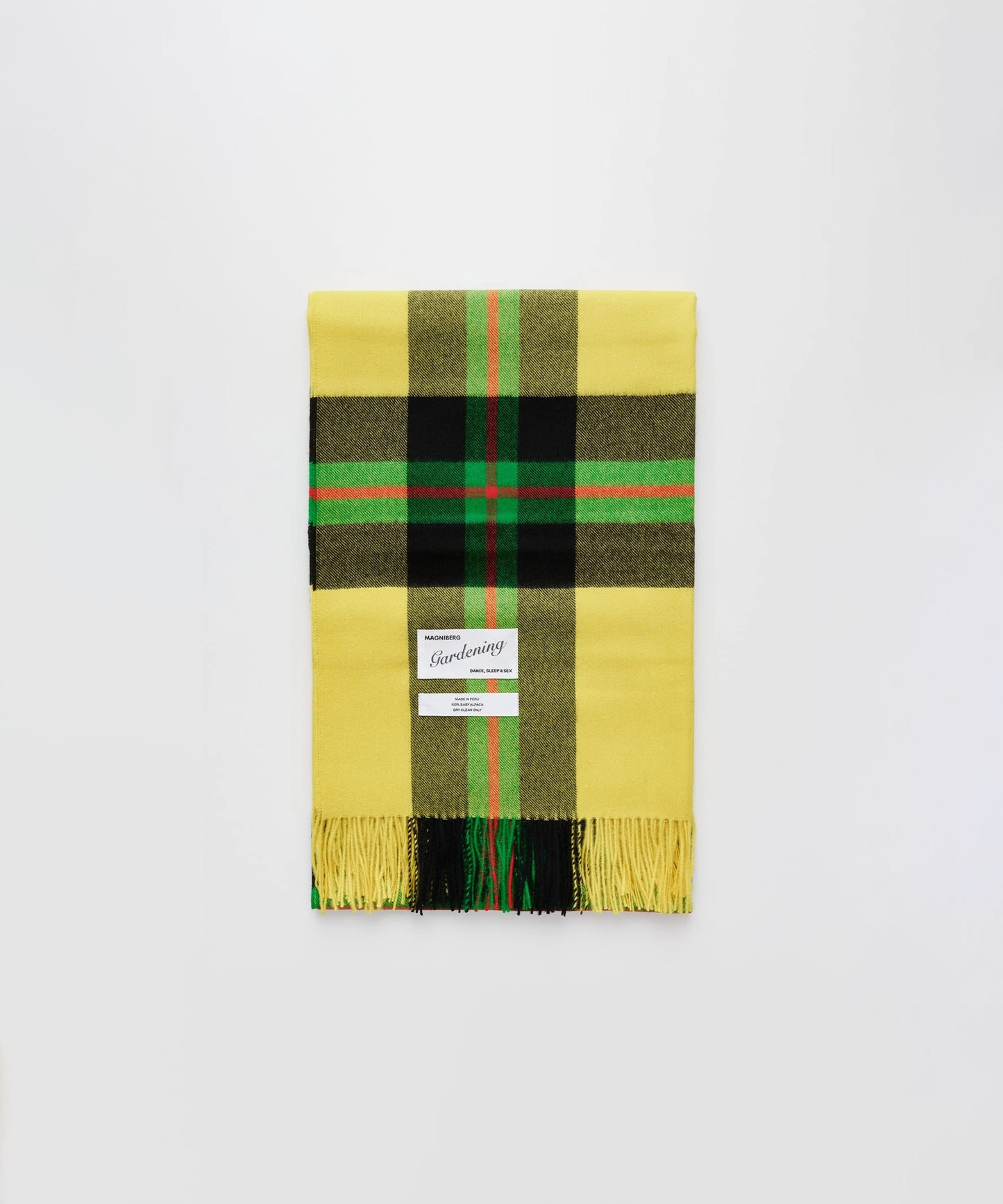 Queen Blanket, Field Yellow Tartan