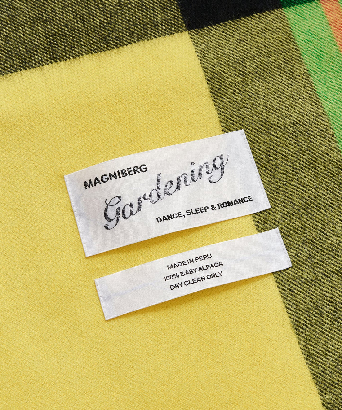 Queen Blanket, Field Yellow Tartan