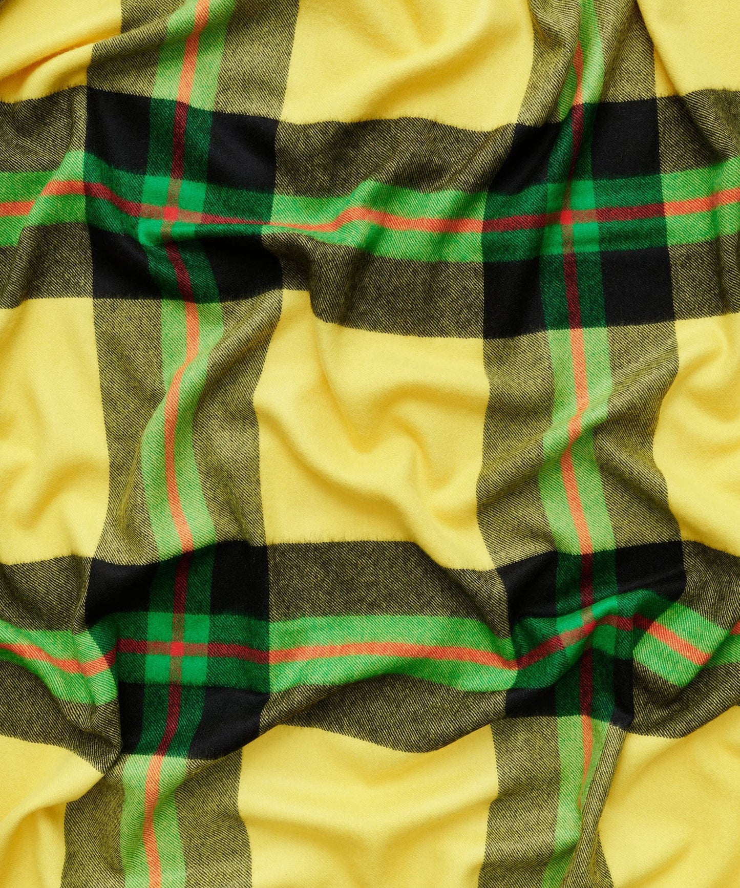 Queen Blanket, Field Yellow Tartan
