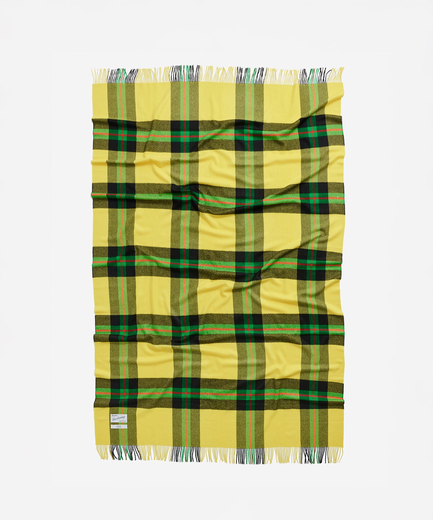 Queen Blanket, Field Yellow Tartan