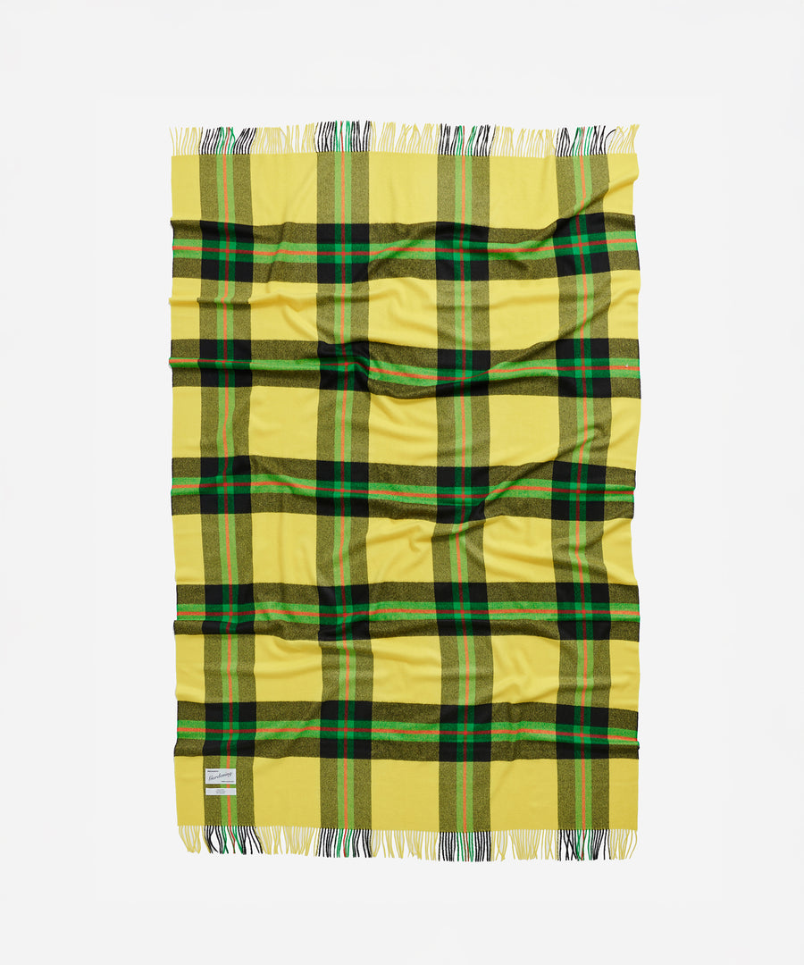 Queen Blanket, Field Yellow Tartan