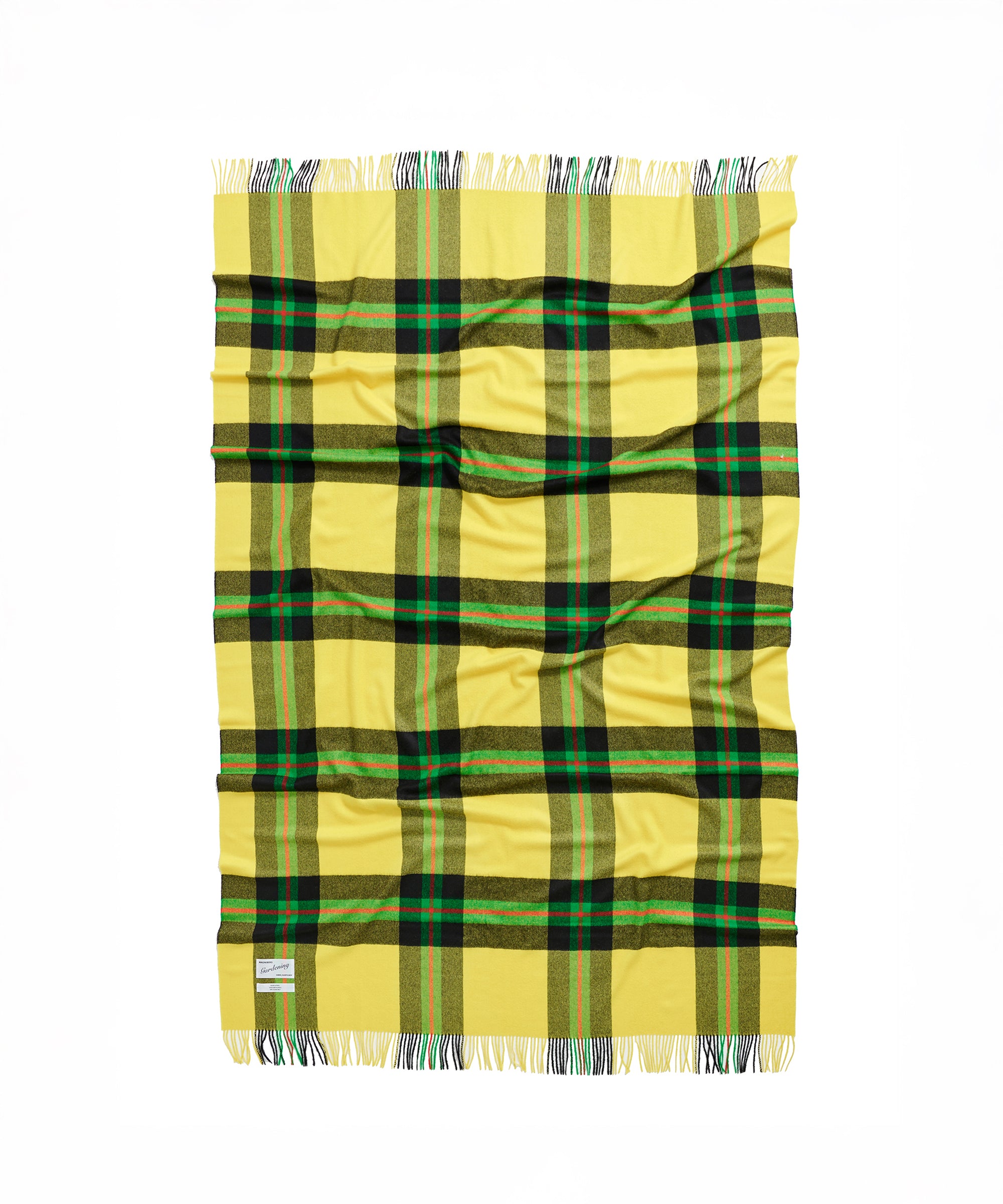 Queen Blanket, Field Yellow Tartan