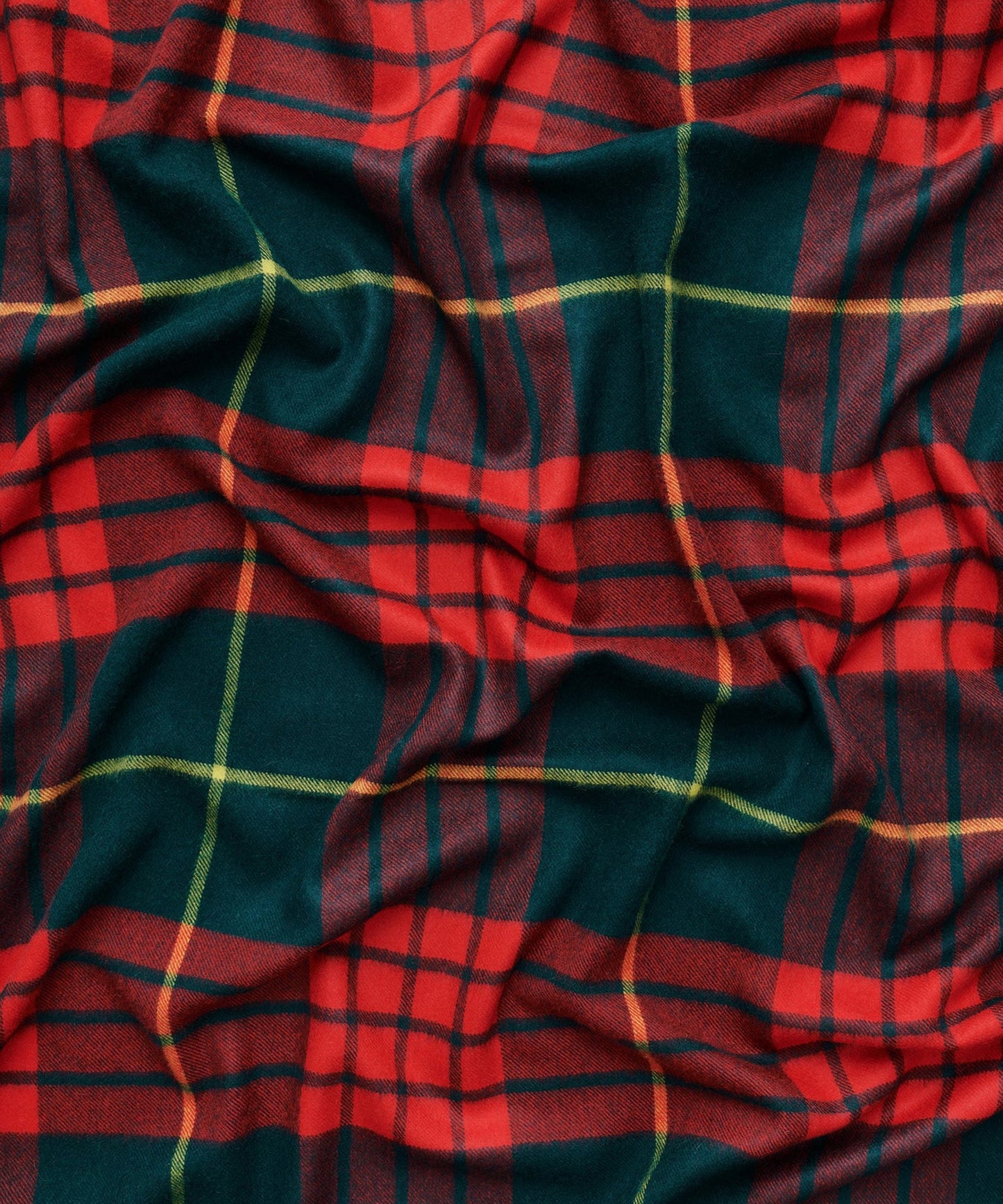 Queen Blanket, Lipstick Red Tartan
