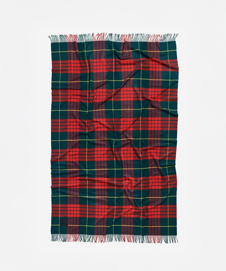 Queen Blanket, Lipstick Red Tartan