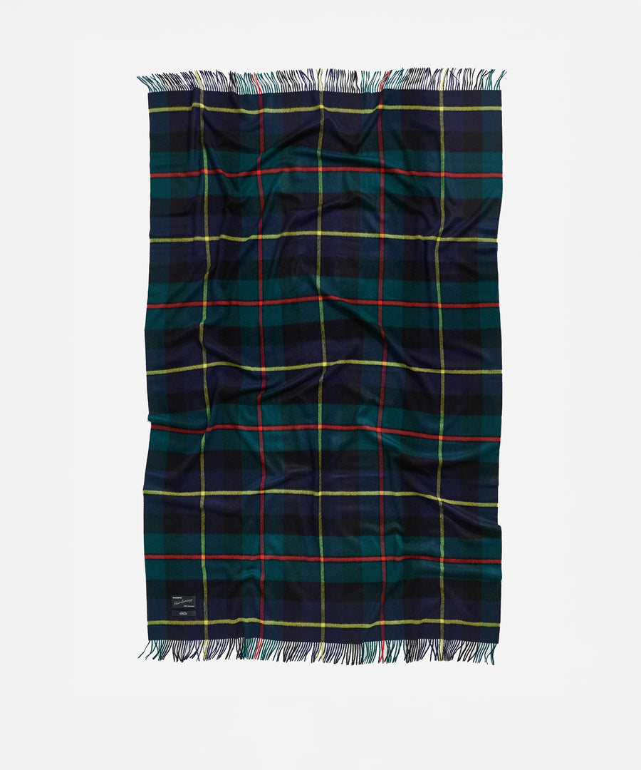 Queen Blanket, Scottish Green Tartan