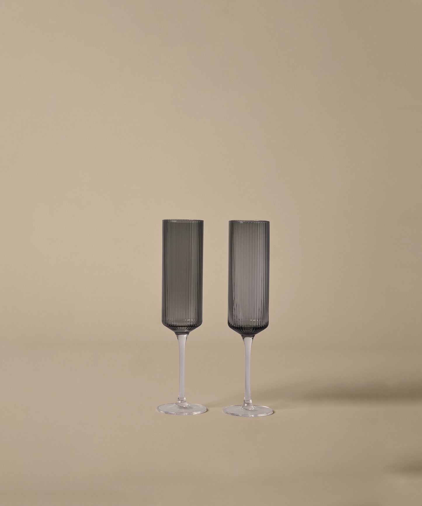 Ripple Champagne Flutes, Set of 2