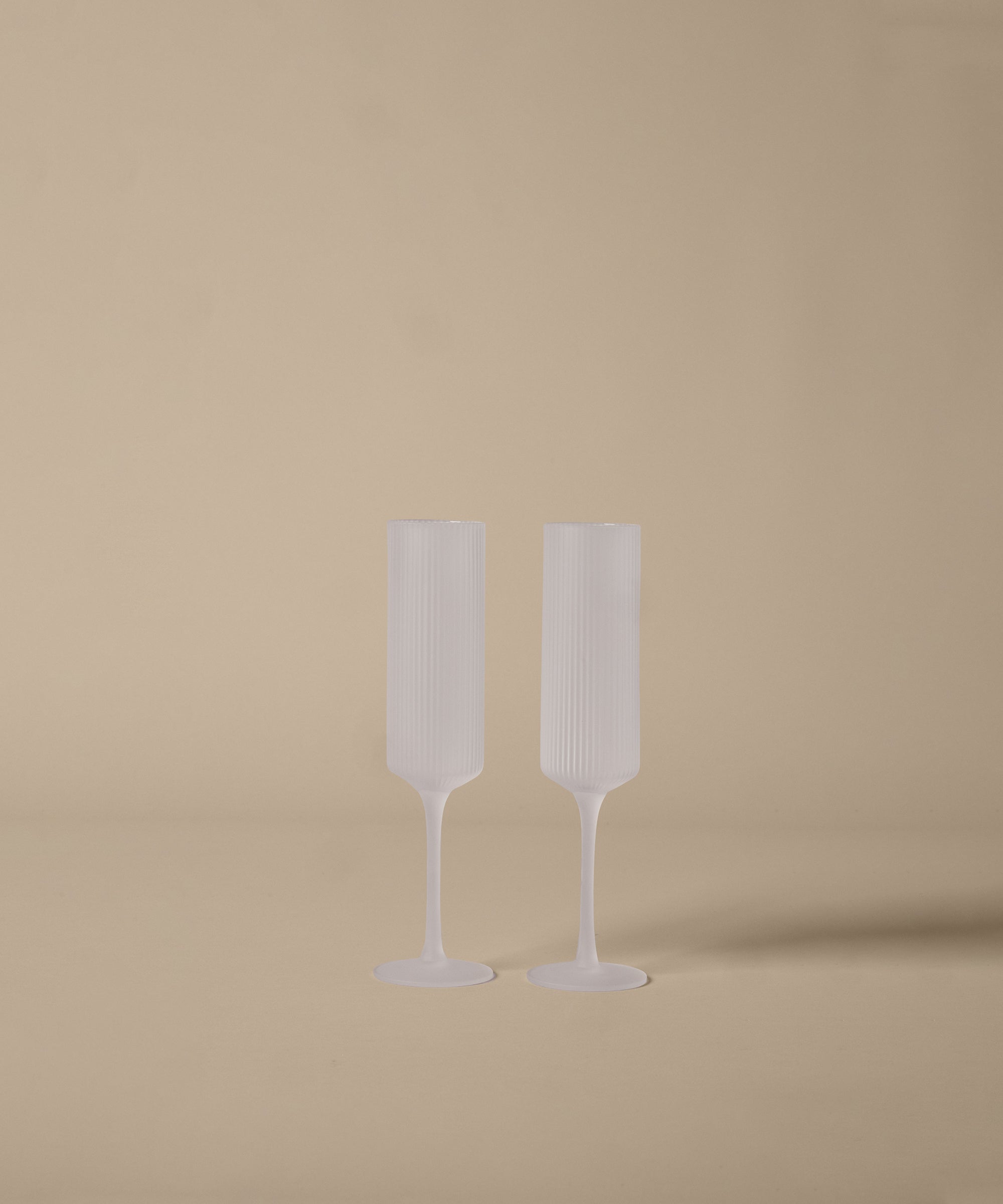 Ripple Champagne Flutes, Set of 2