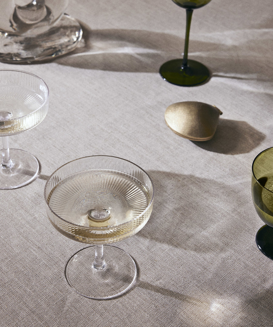 Ripple Champagne Saucer (Set of 2)