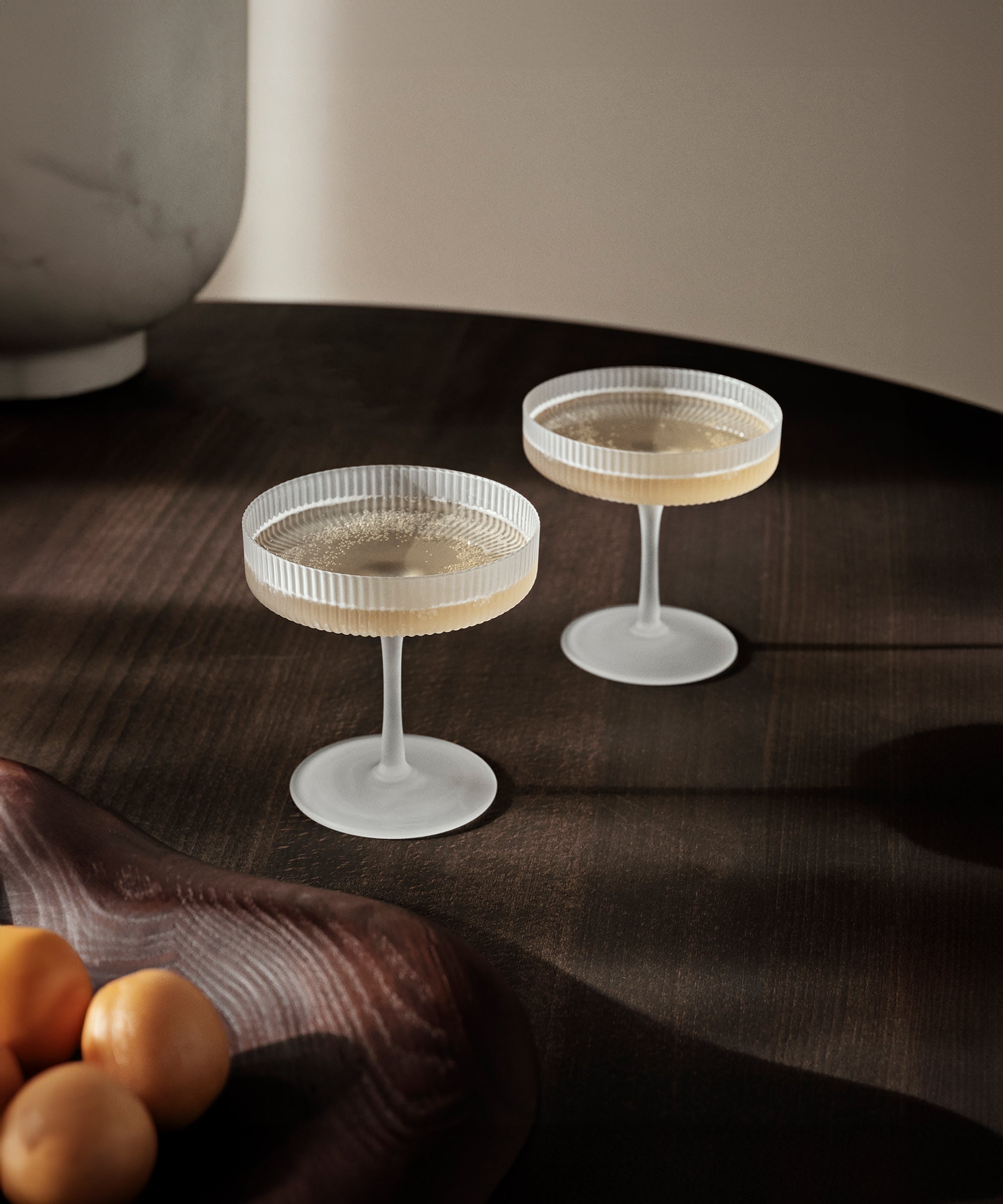 Ripple Champagne Saucer (Set of 2)