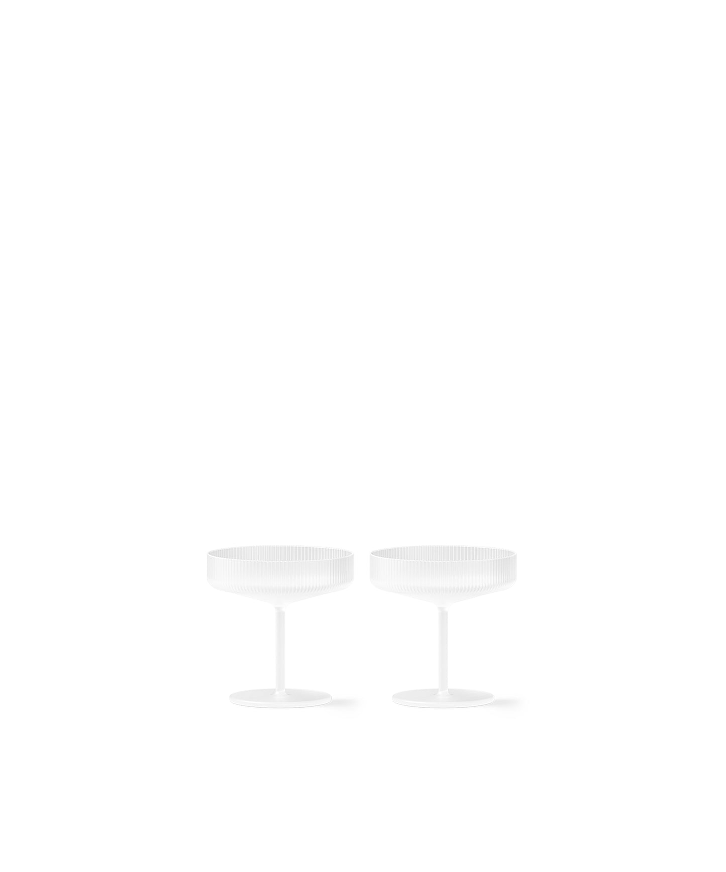 Ripple Champagne Saucer (Set of 2)