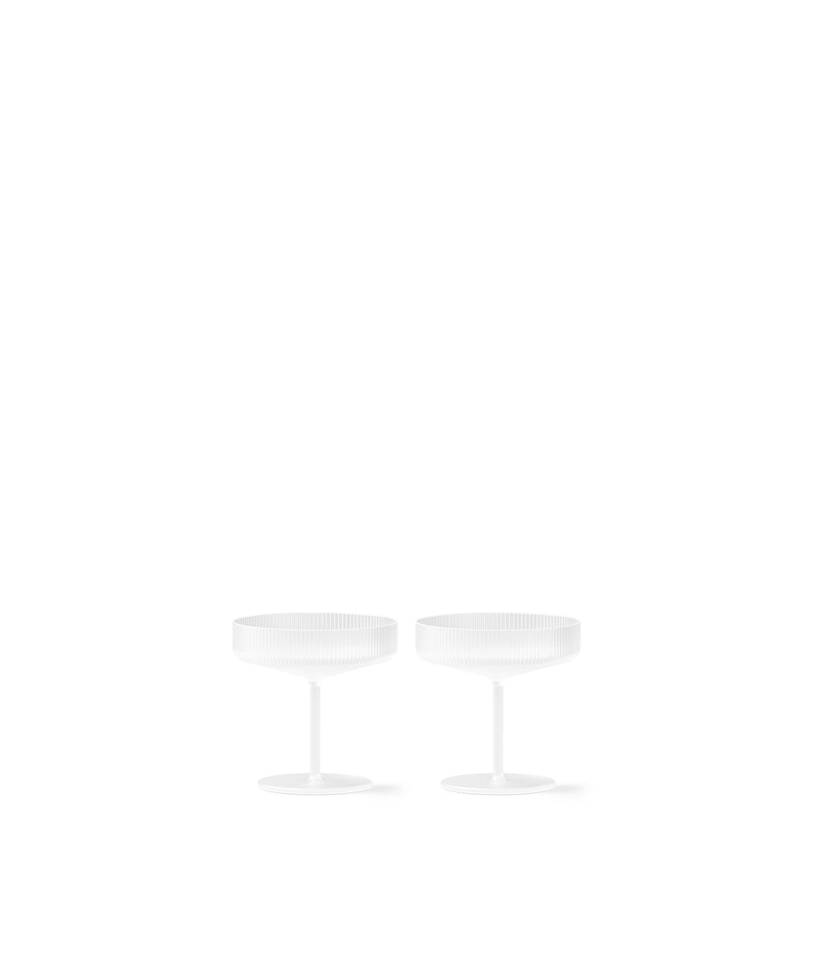 Ripple Champagne Saucer (Set of 2)