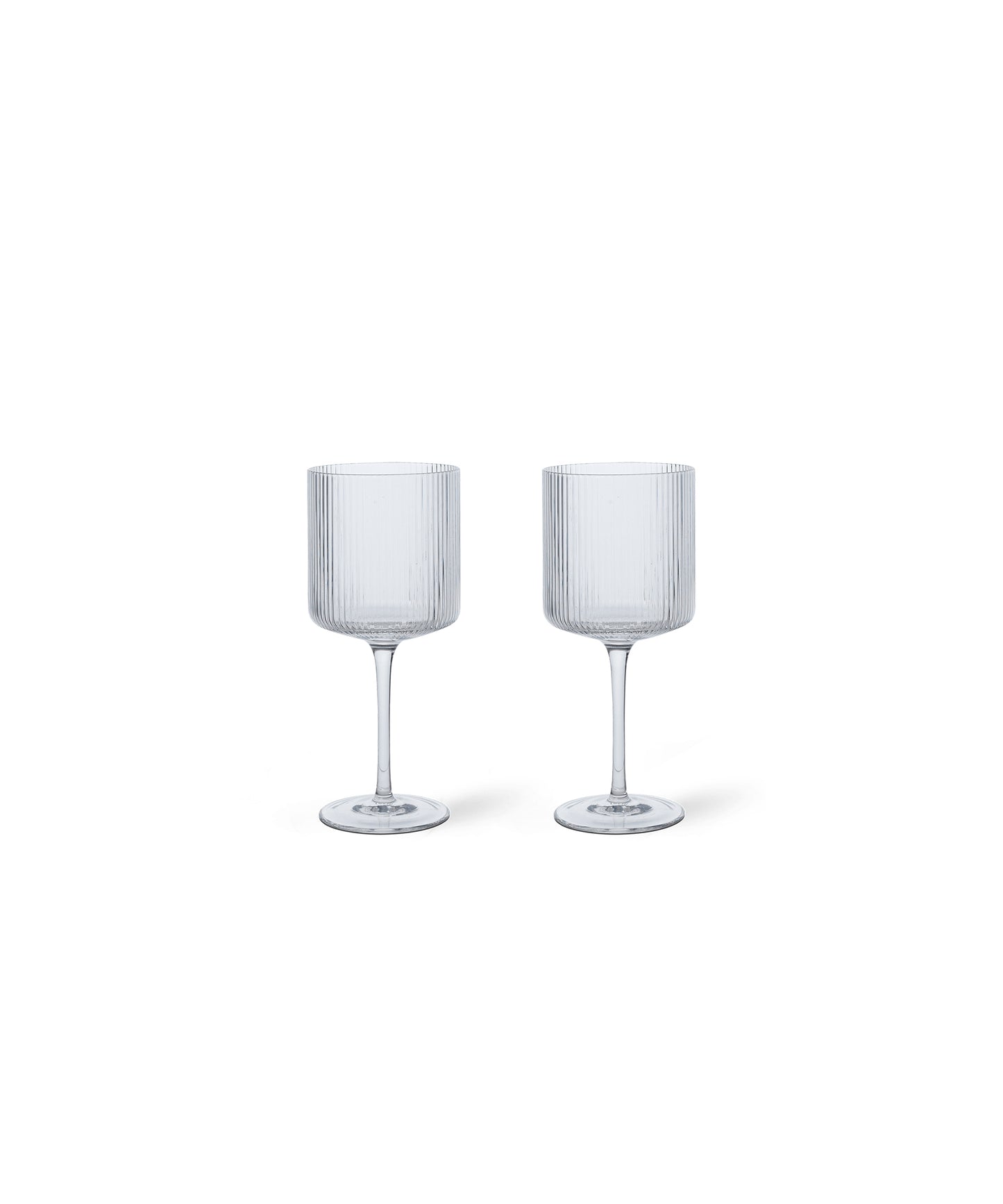 Ripple Red Wine Glasses, Set of 2