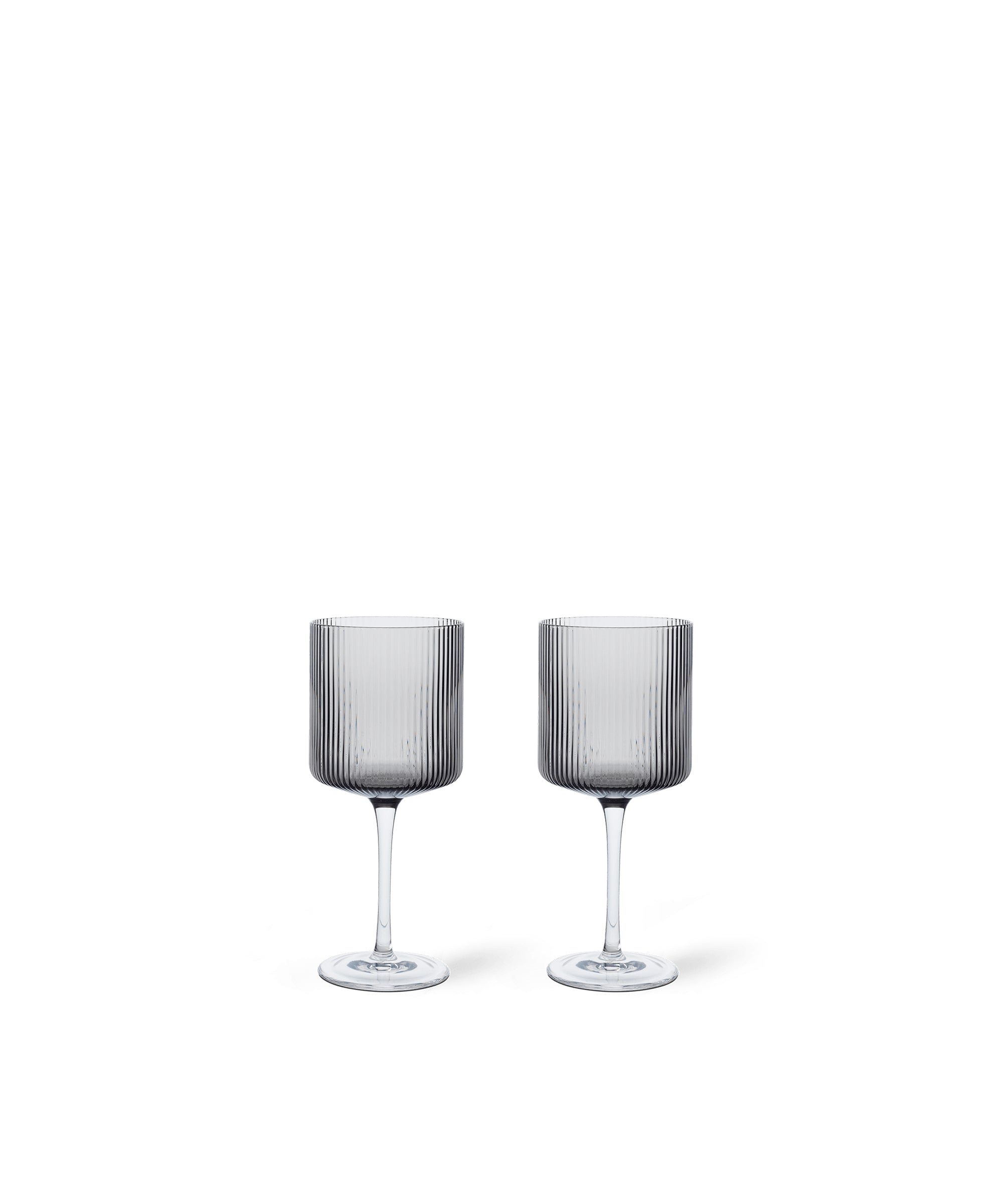 Ripple Red Wine Glasses, Set of 2