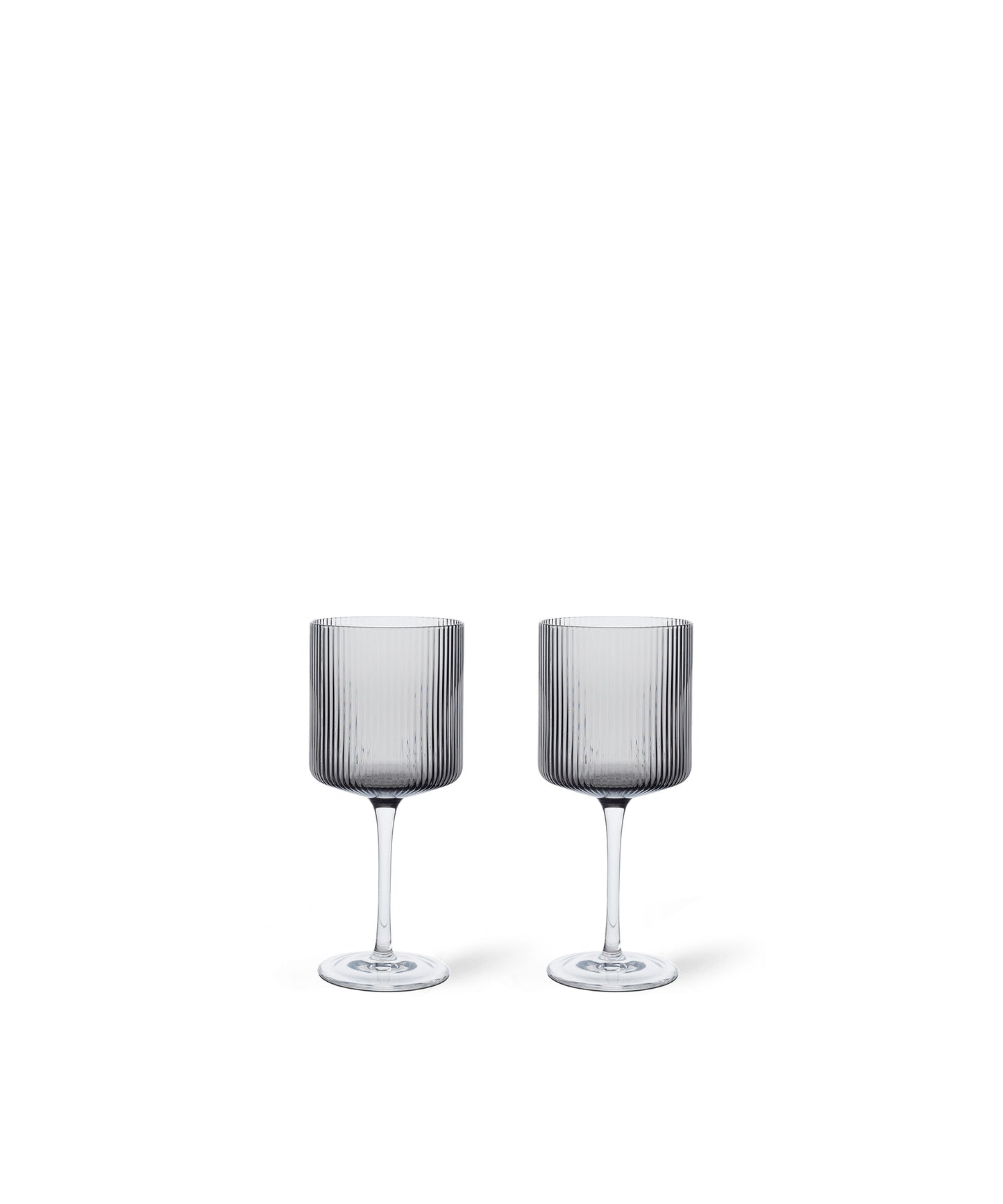 Ripple Red Wine Glasses, Set of 2