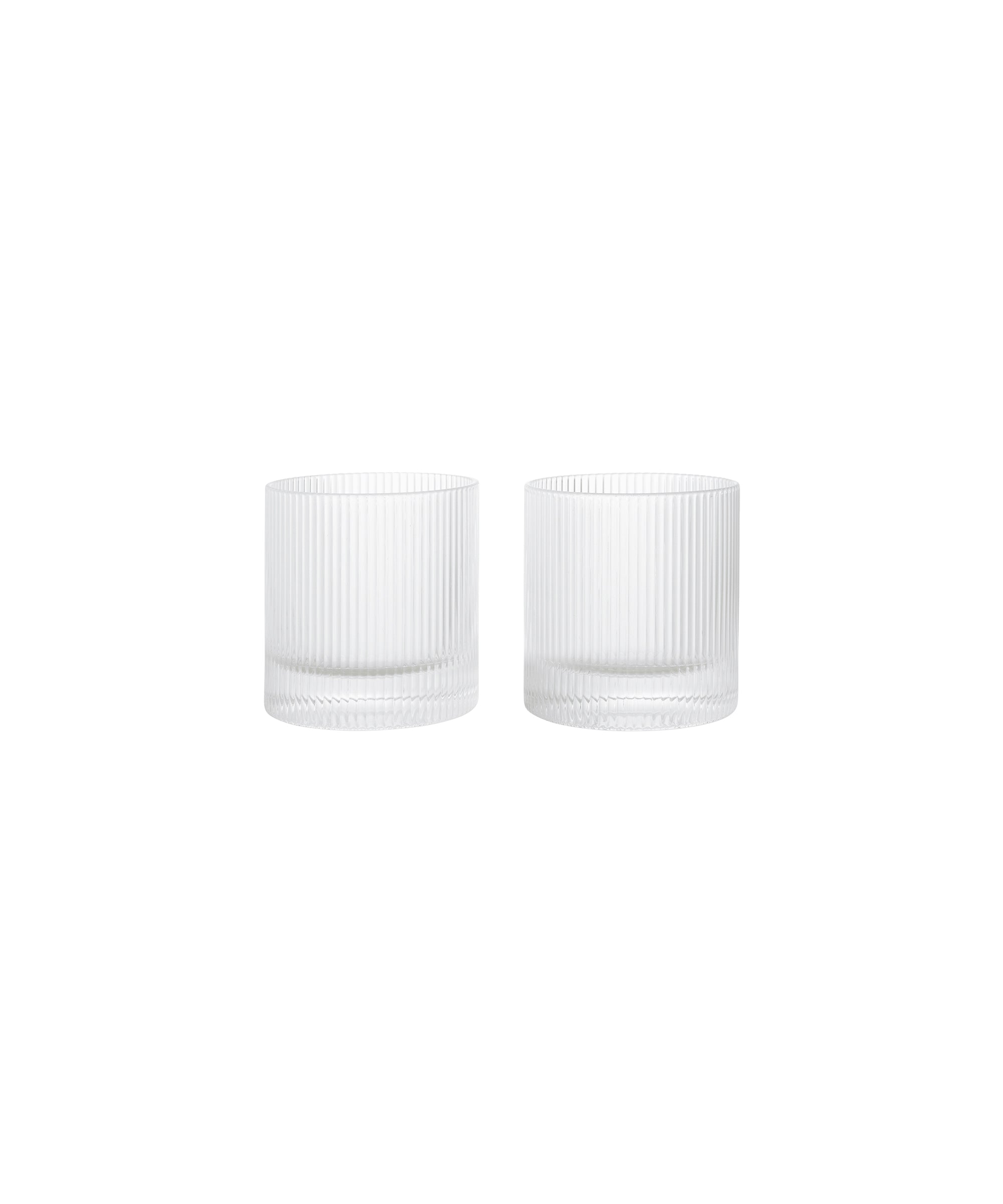Ripple Tumbler Glasses, Set of 2