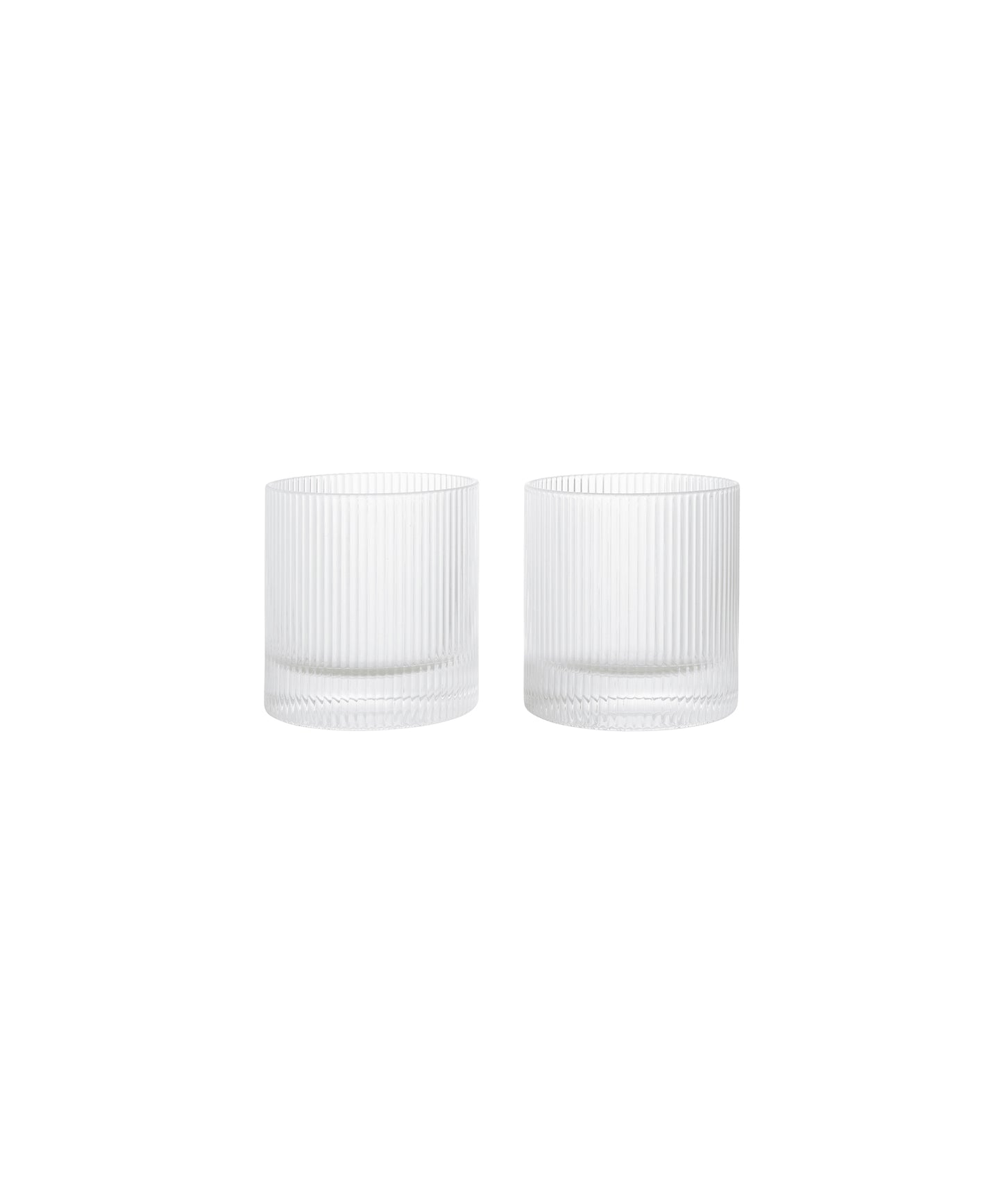 Ripple Tumbler Glasses, Set of 2