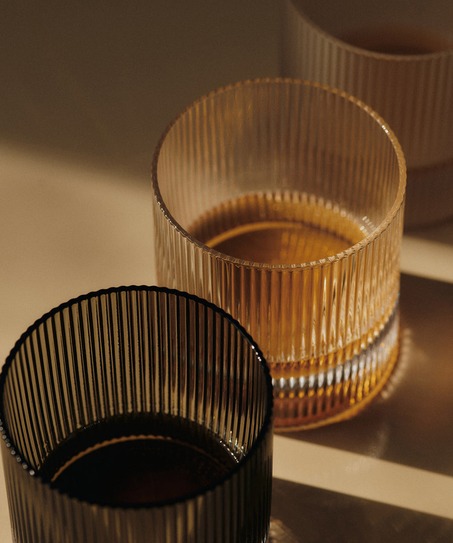 Ripple Tumbler Glasses, Set of 2