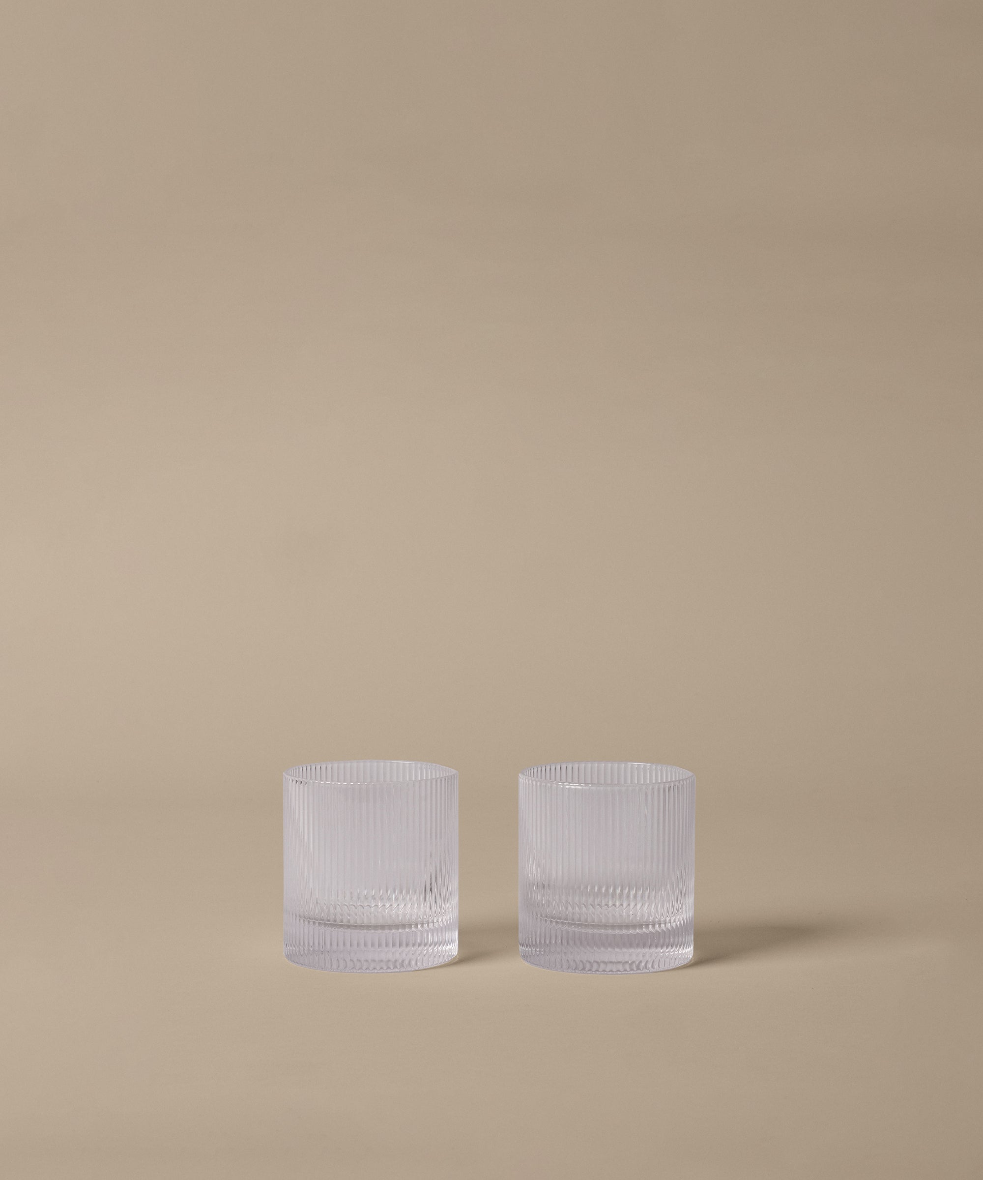 Ripple Tumbler Glasses, Set of 2