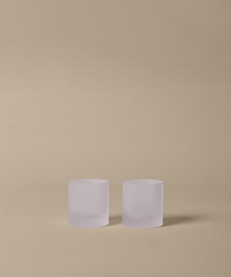 Ripple Tumbler Glasses, Set of 2