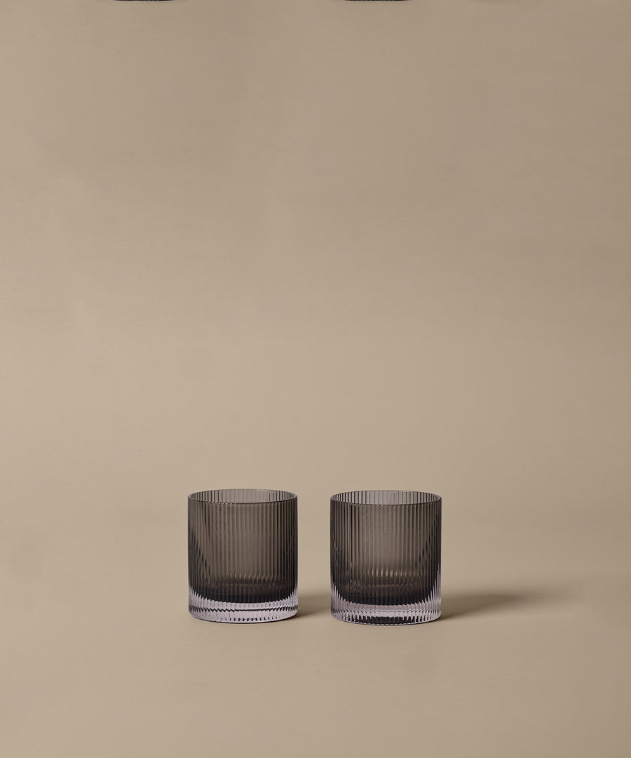 Ripple Tumbler Glasses, Set of 2