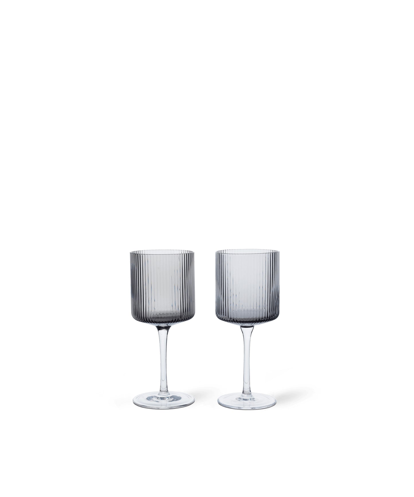 Ripple White Wine Glasses, Set of 2