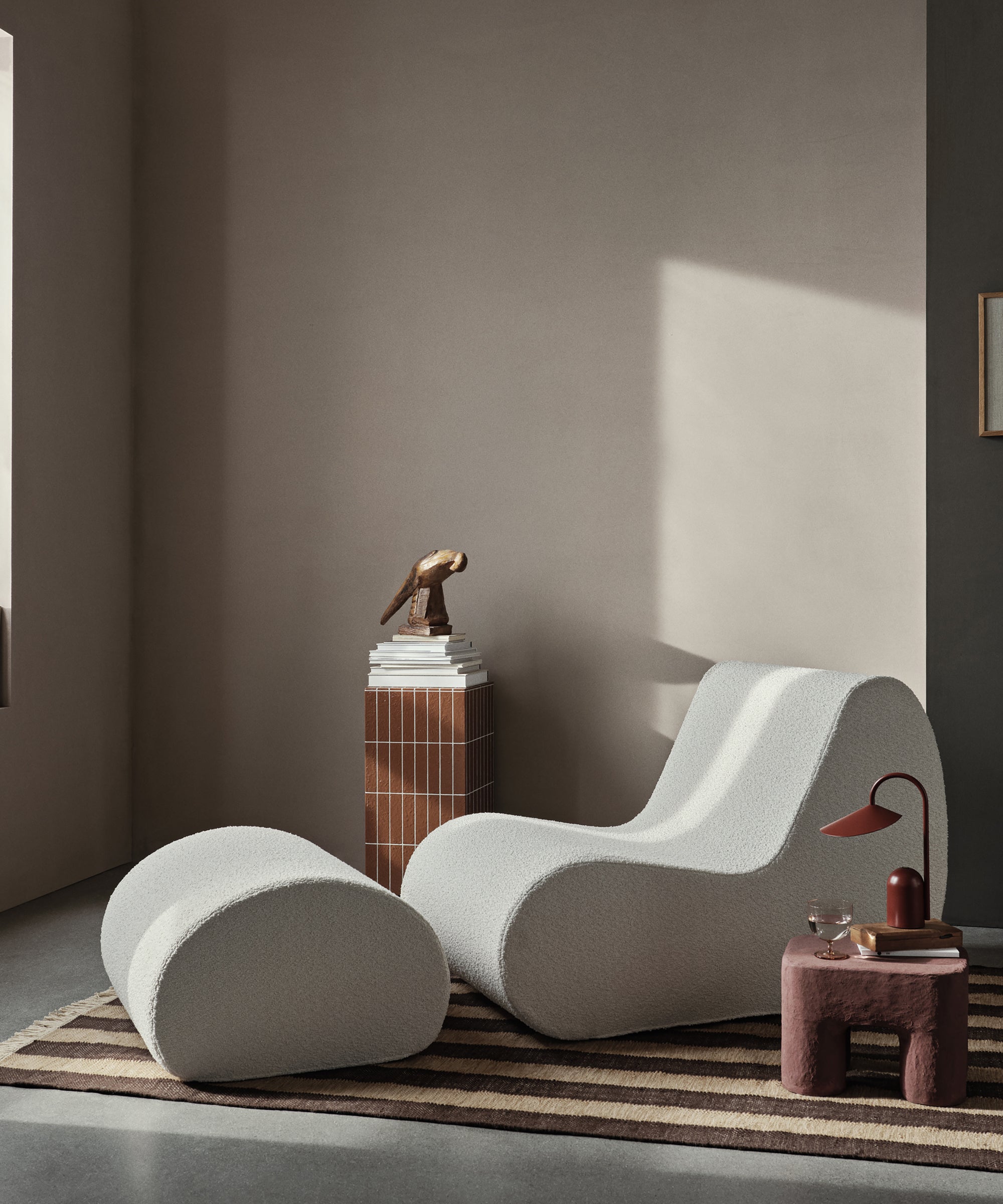 Rouli Center Module Pure Bouclé