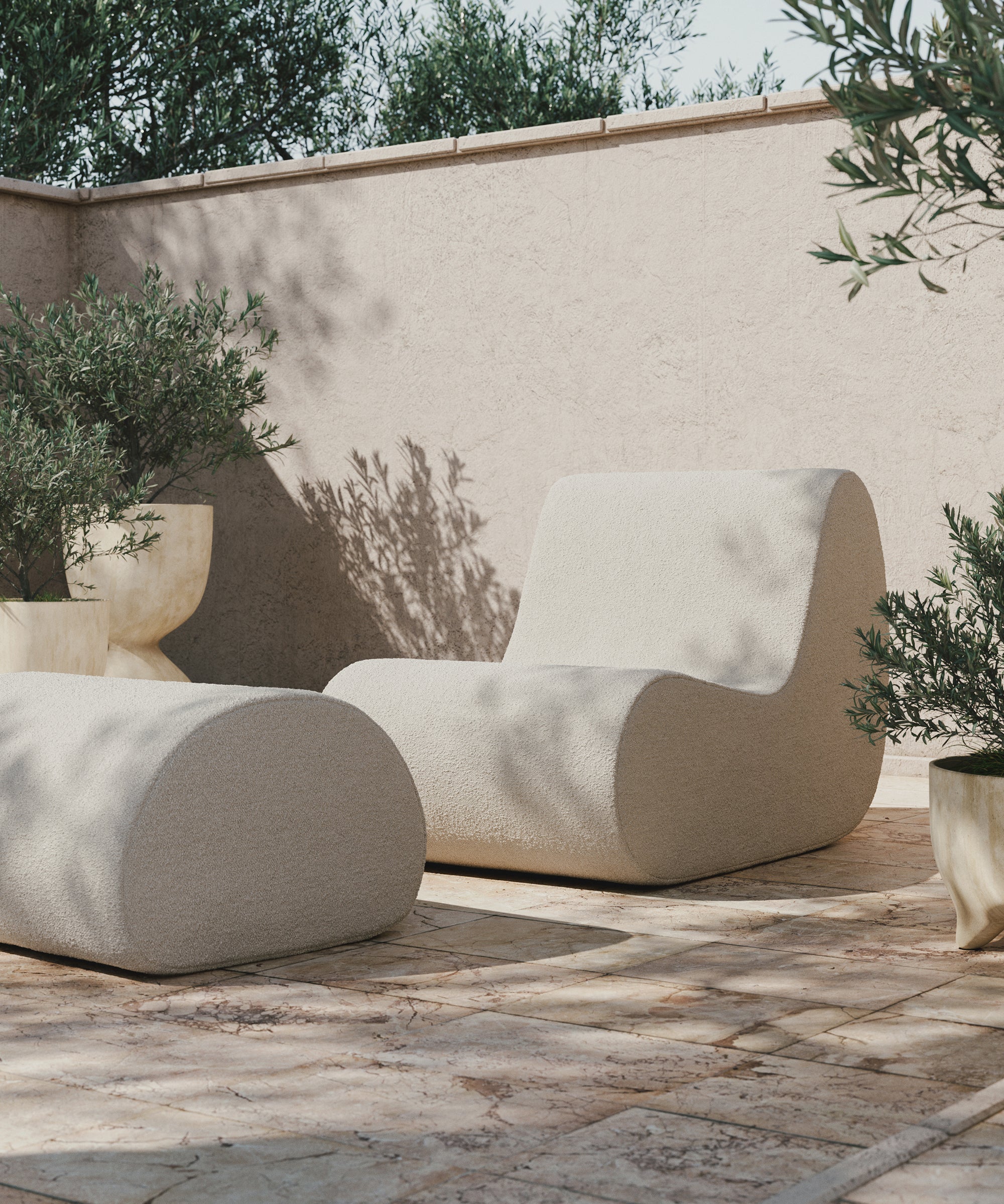 Rouli Center Module Pure Bouclé