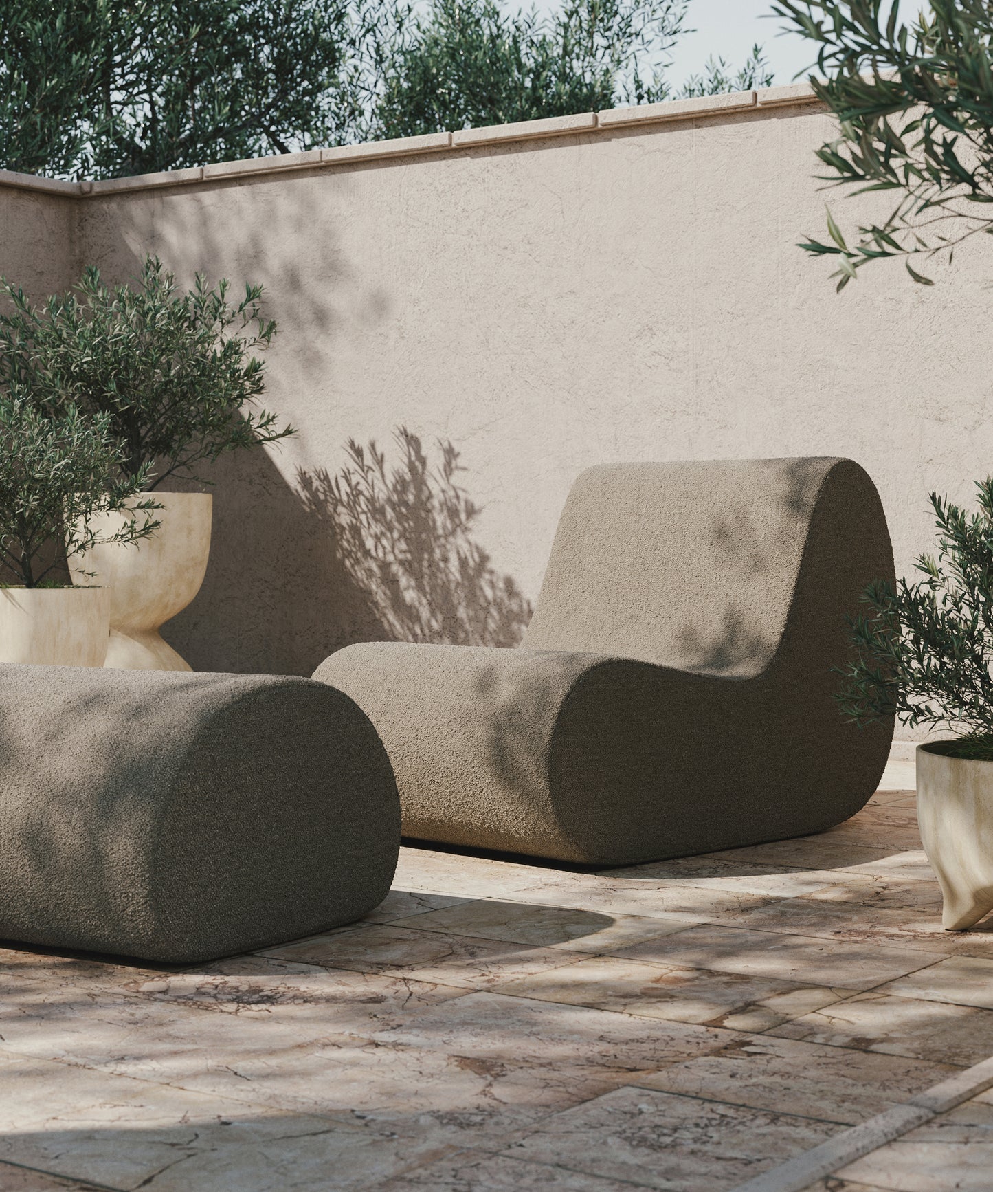 Rouli Center Module Pure Bouclé